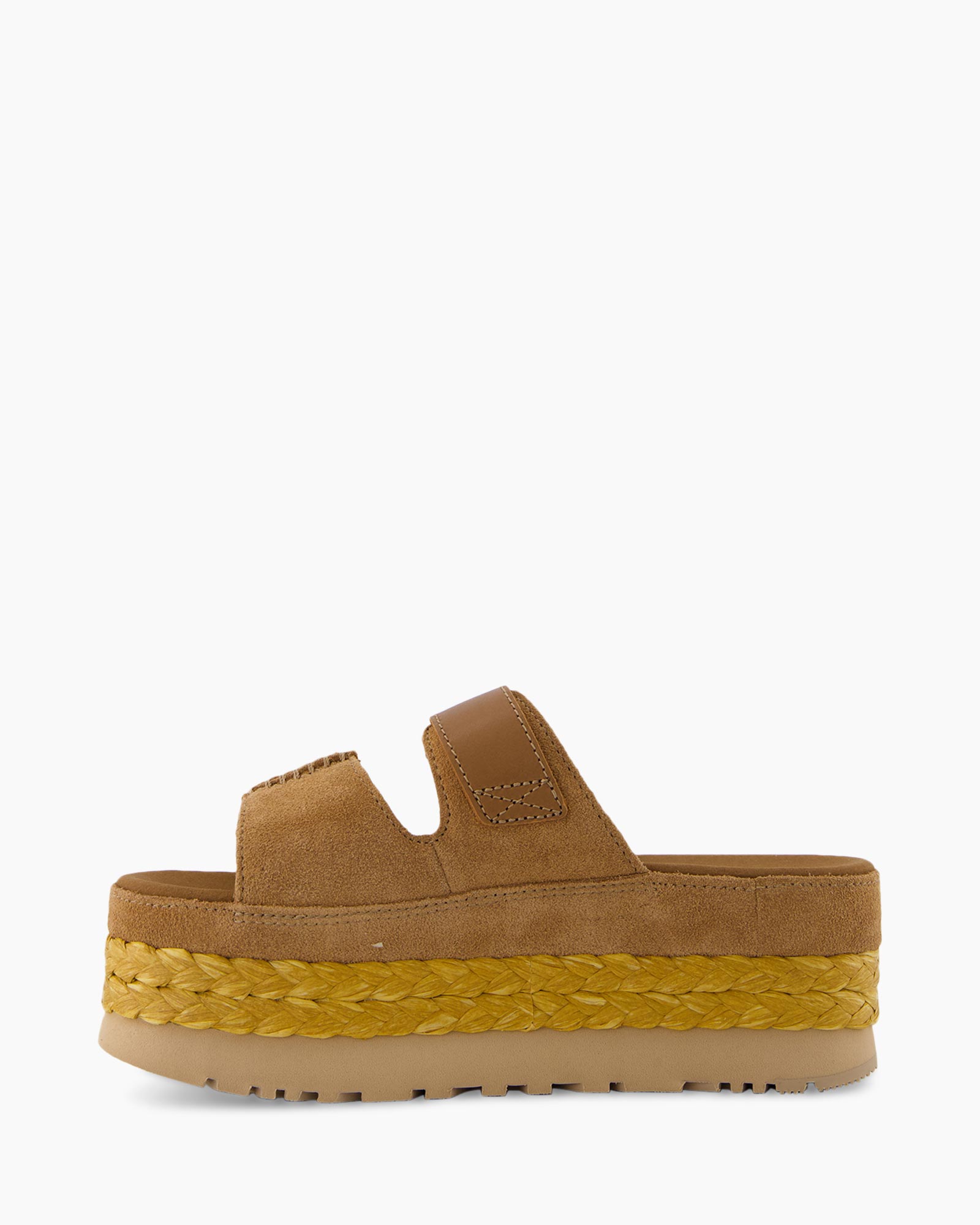 Sandaal Zonder Hak W Aubrey Slide Camel