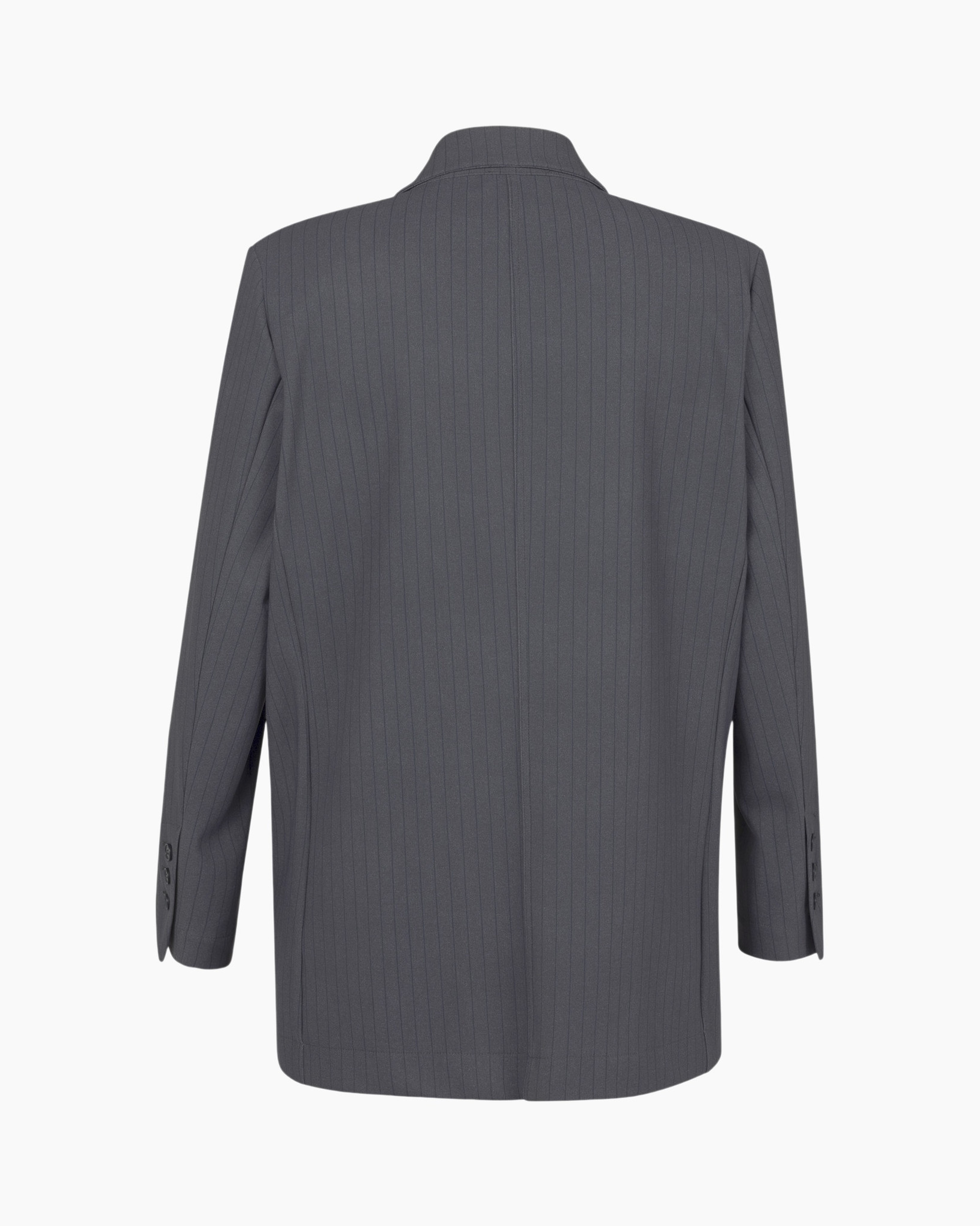 Blazer Dokus Bnd Pinstripe Donker Grijs