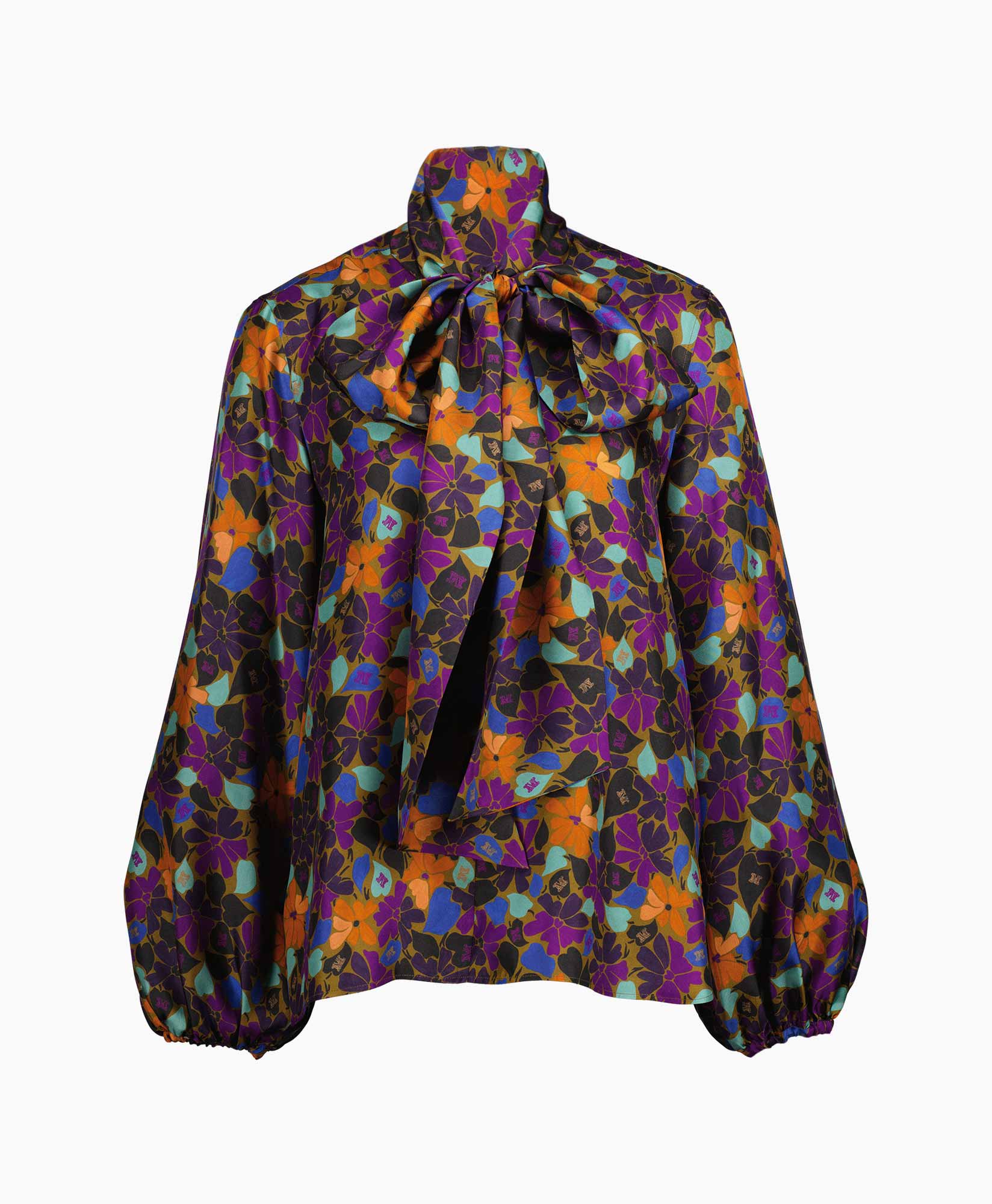 Maxmara Blouse Pier Paars dessin