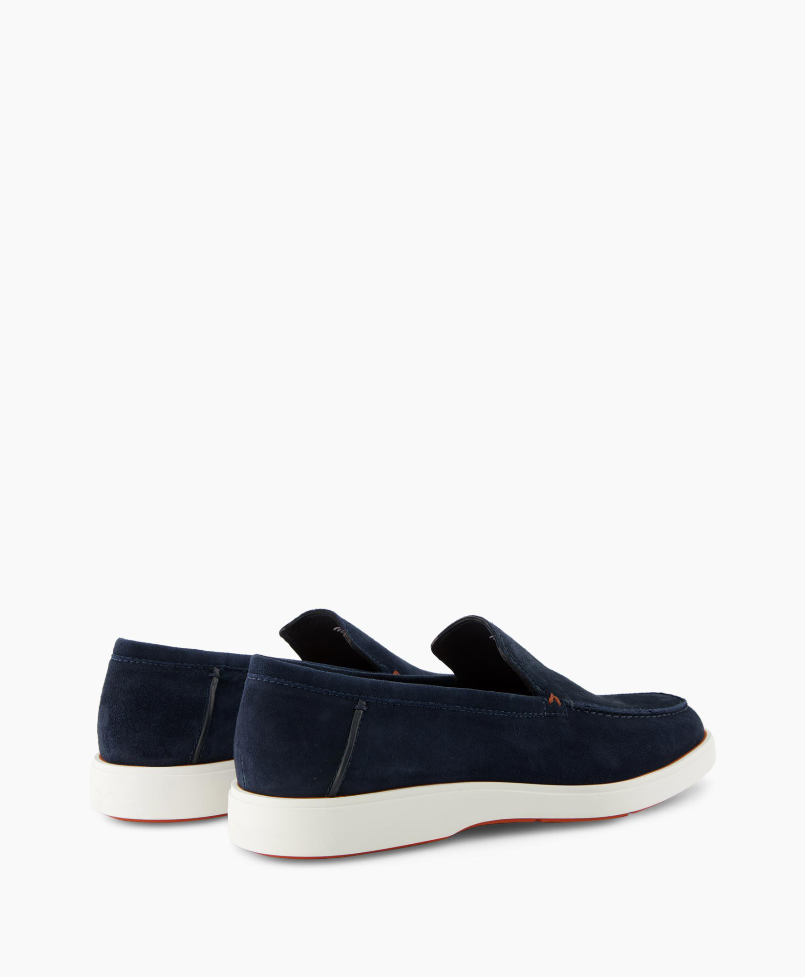 Santoni Loafer Drain Barsykse Donker Blauw