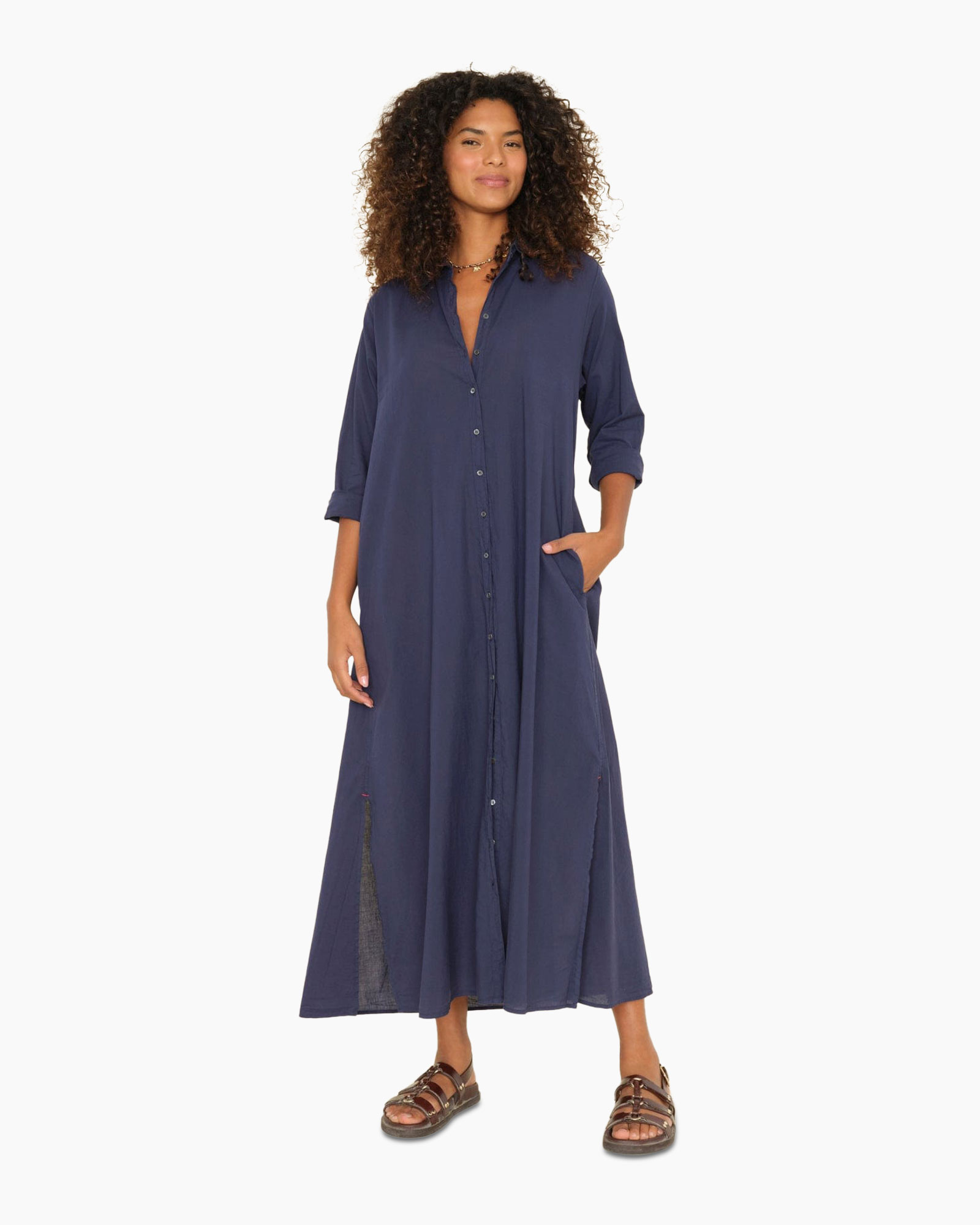 Maxi Jurk Boden Donker Blauw