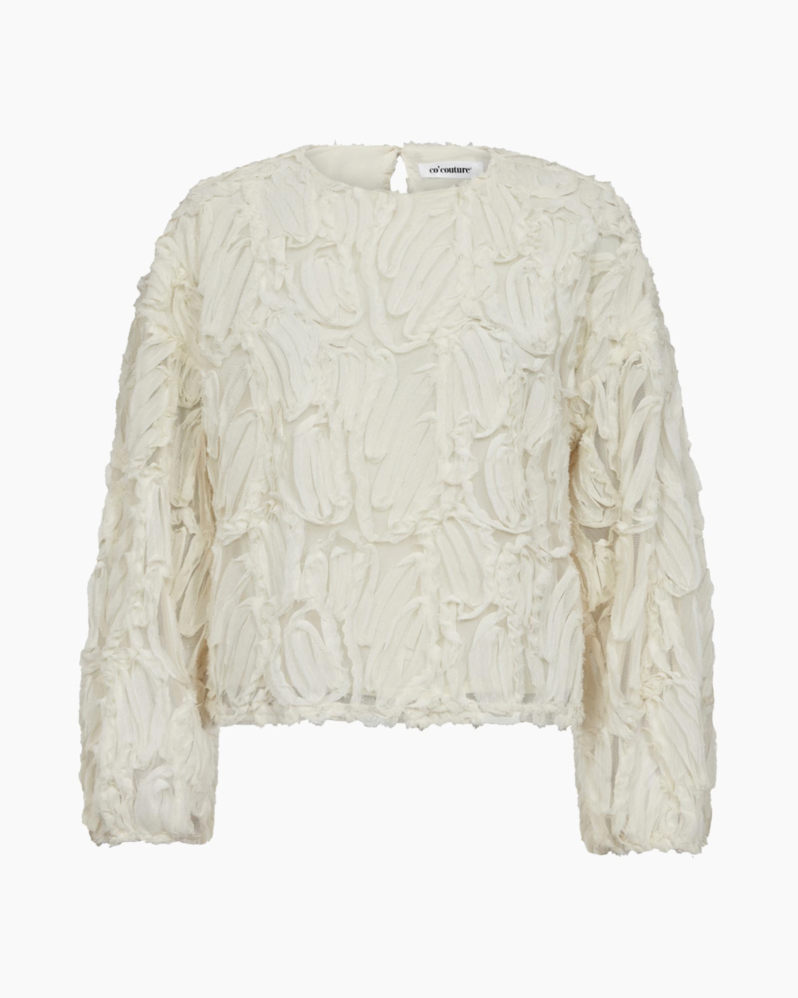 Blouse Shaniacc Fluffy Blouse Off White