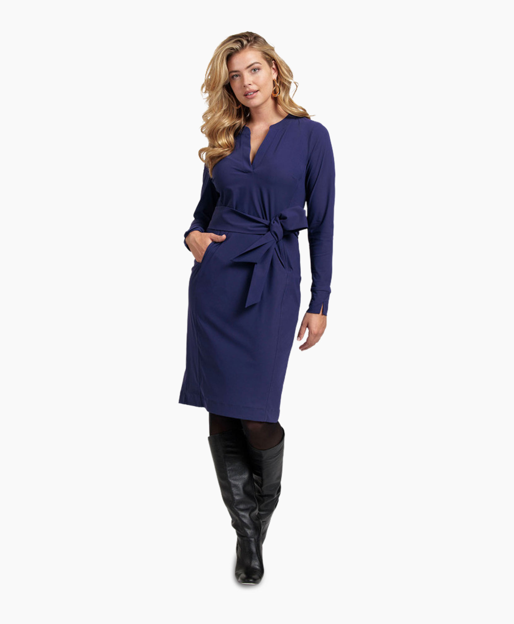 Studio Anneloes Jurk Simplicity Ls Dress Rood