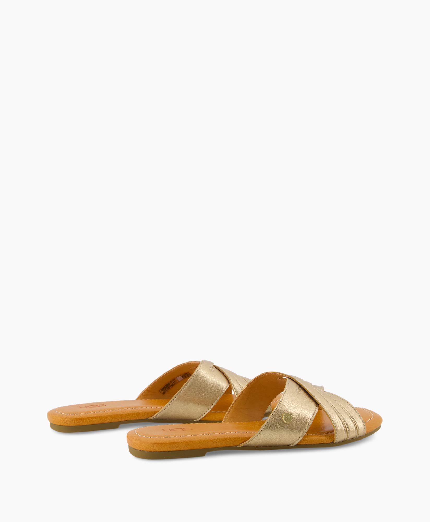Sandaal Zonder Hak W Kenleigh Slide Goud Sandaal Zonder Hak W Kenleigh Slide Goud