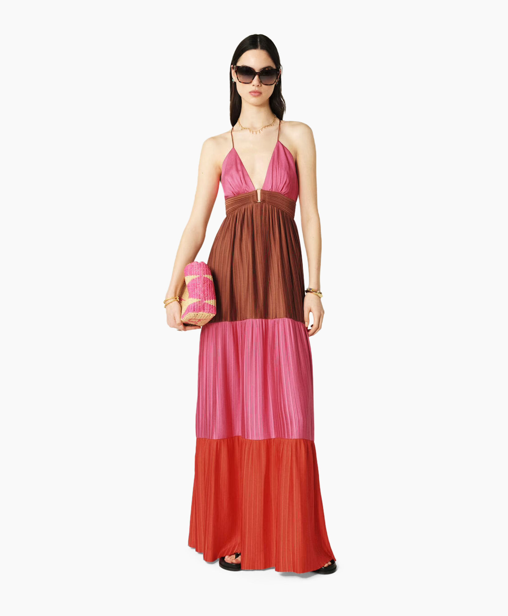 Maxi Jurk Westa Roze