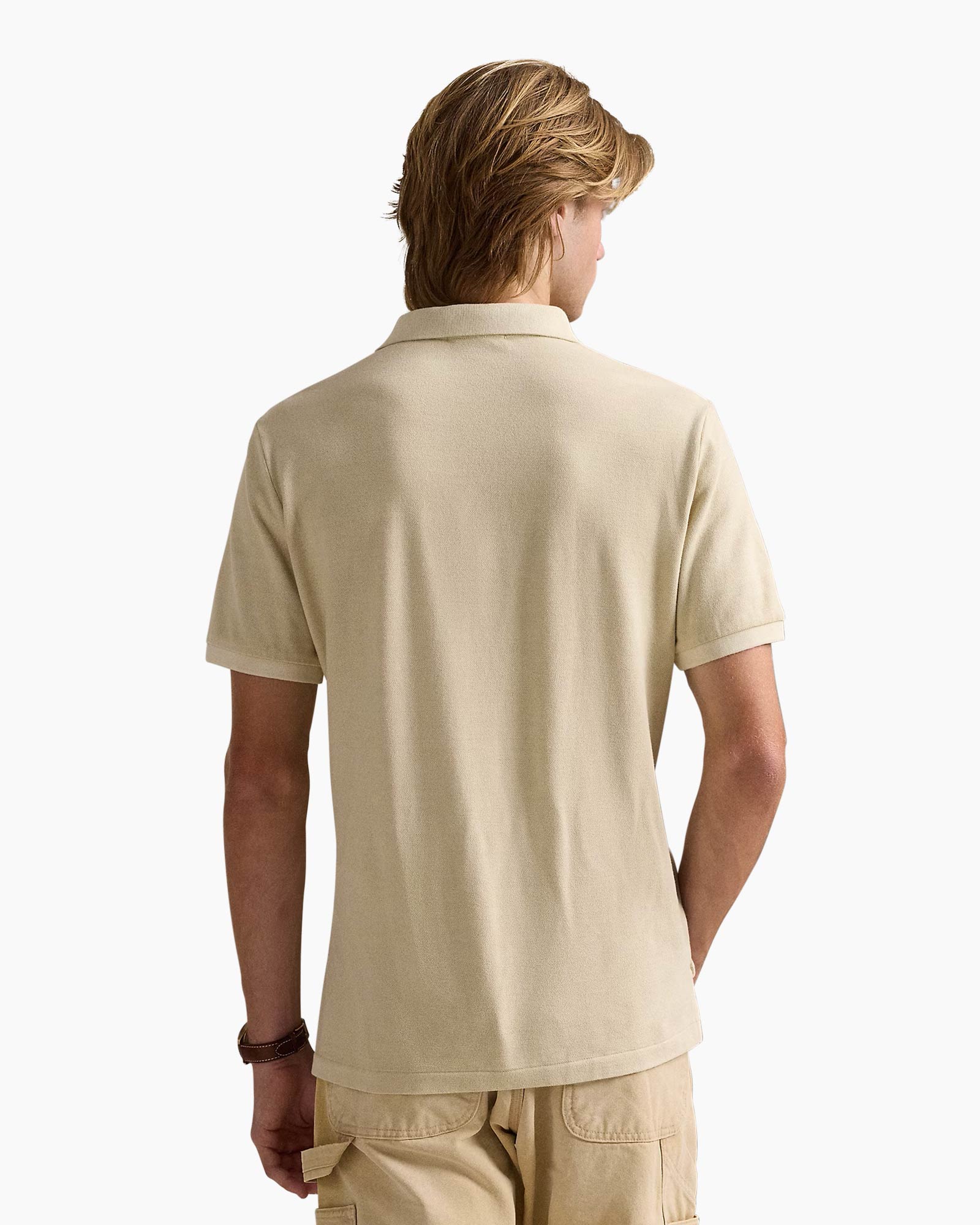 Polo Mesh Washed Beige