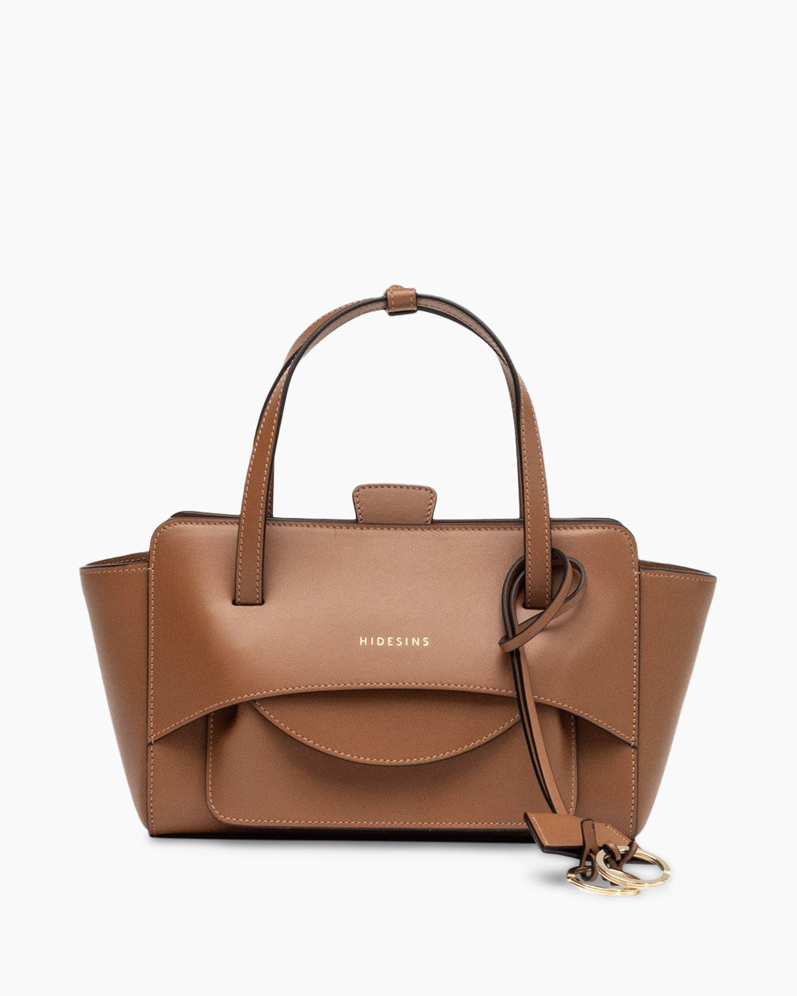 Schouder / Hand Tas Flap M midden bruin