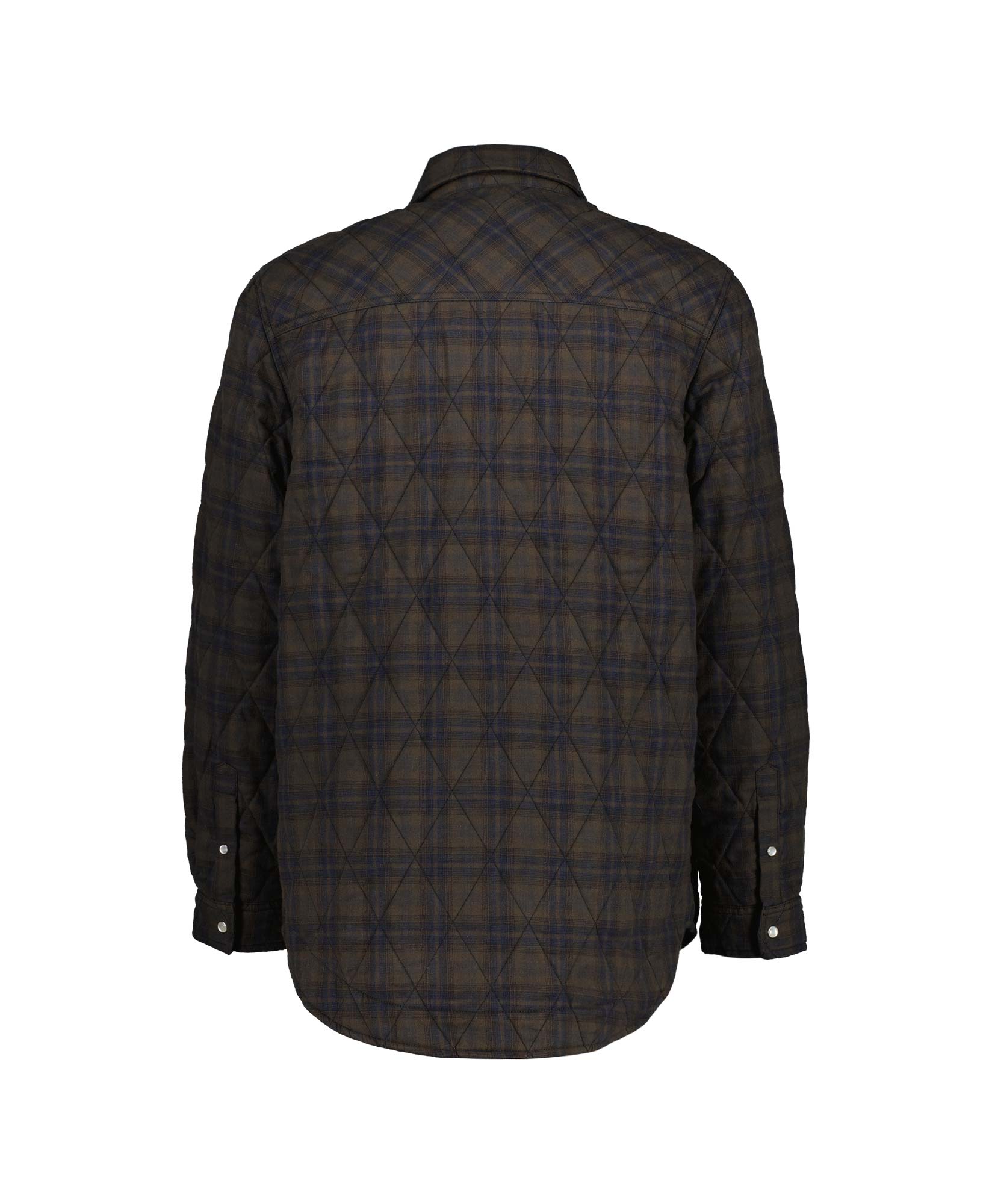 Isabel Marant Overshirt Musy Pilou Check Shirt Khaki