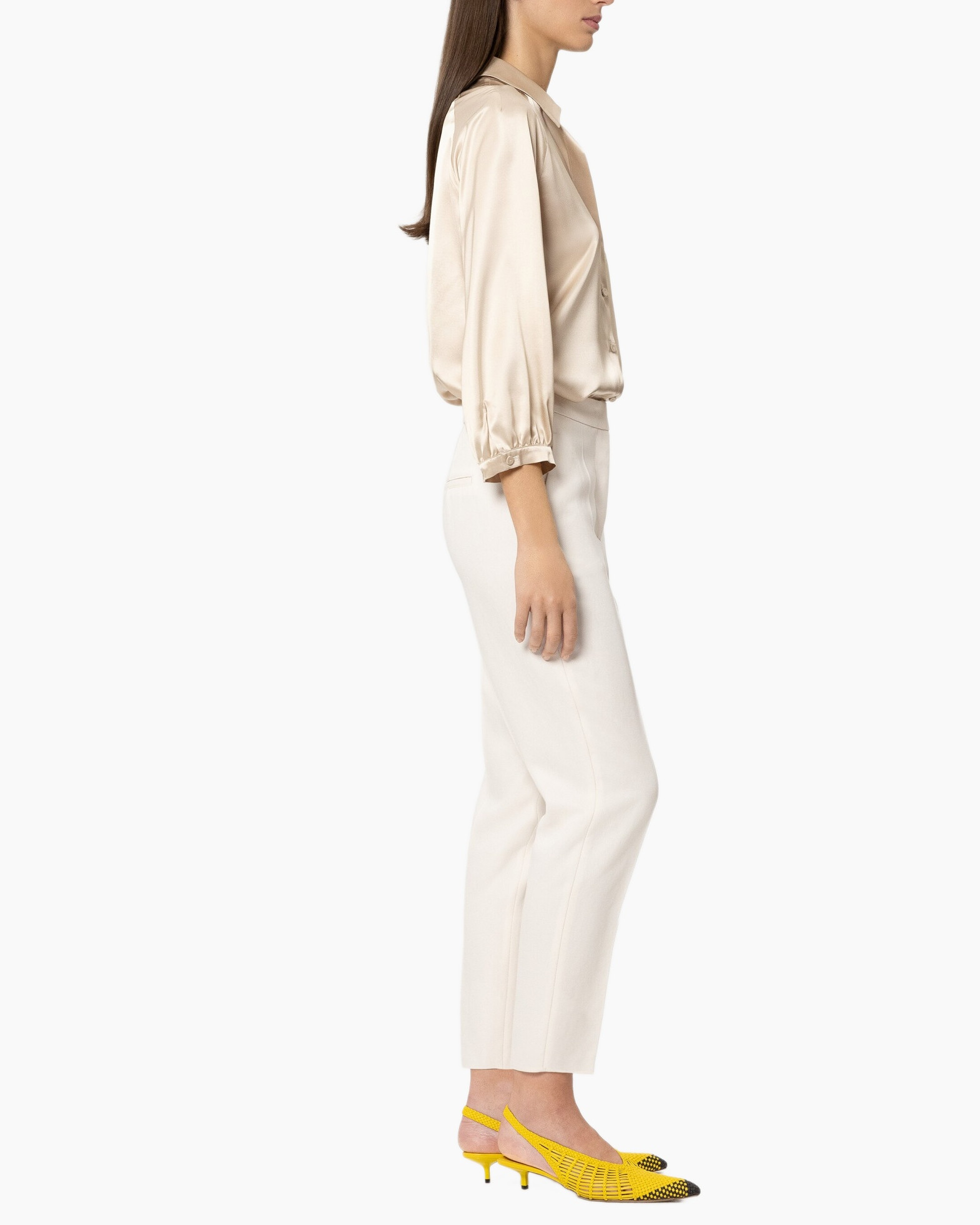 Blouse, Linnen, Broeken, Lange mouwen, Kostuum