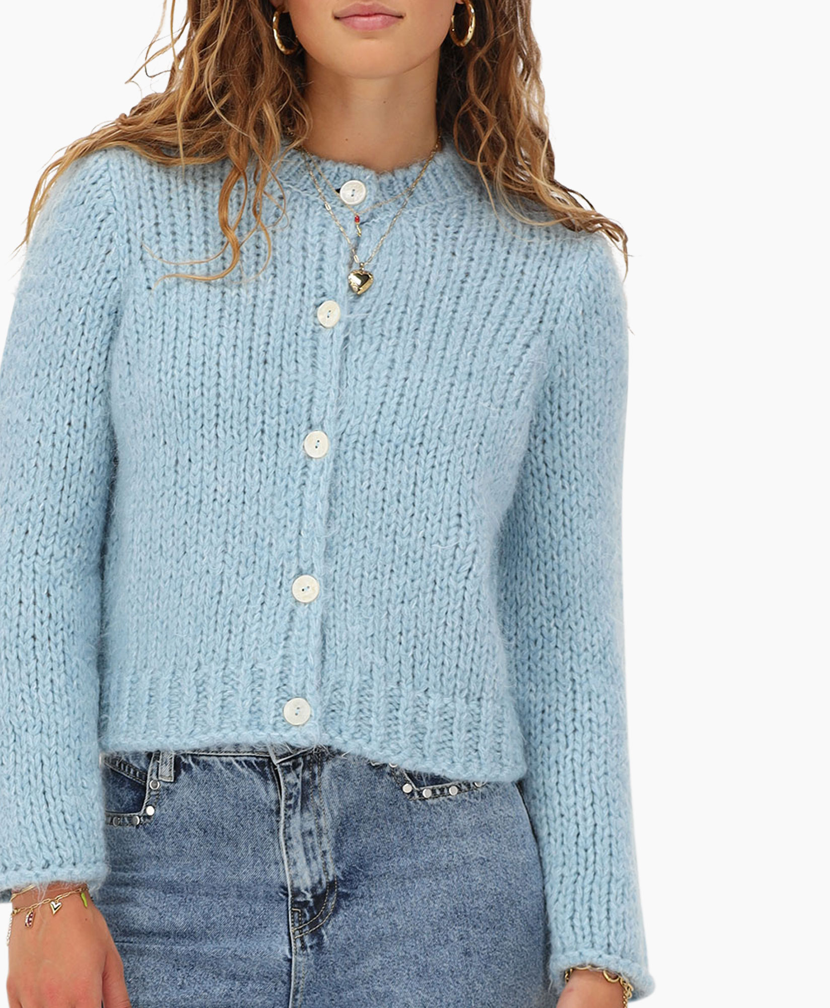 Trui Mj11565 Licht Blauw