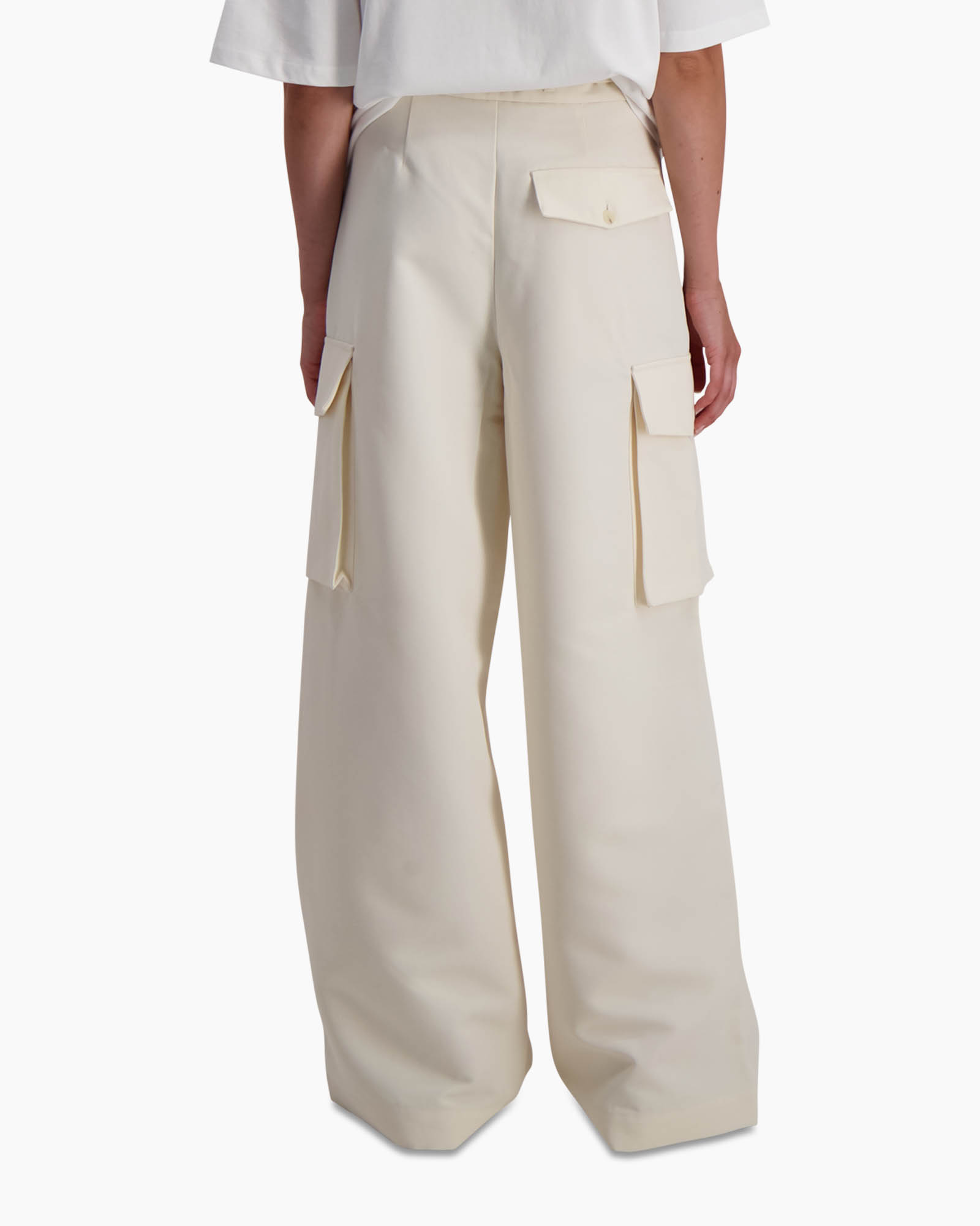 Broek Tailored Cargo Off White