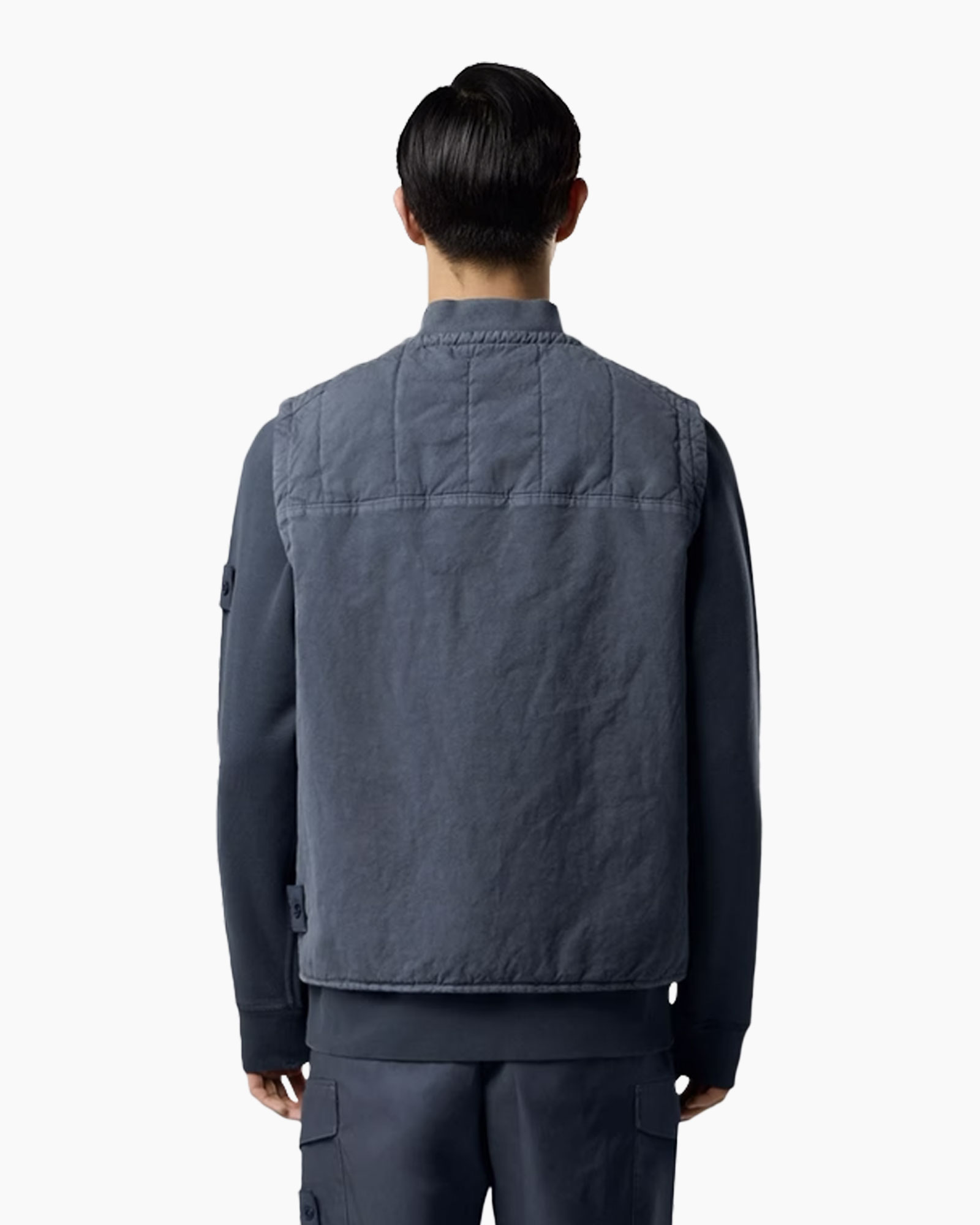 vest,  quilted,  rits,  gevoerd,  buitenlaag