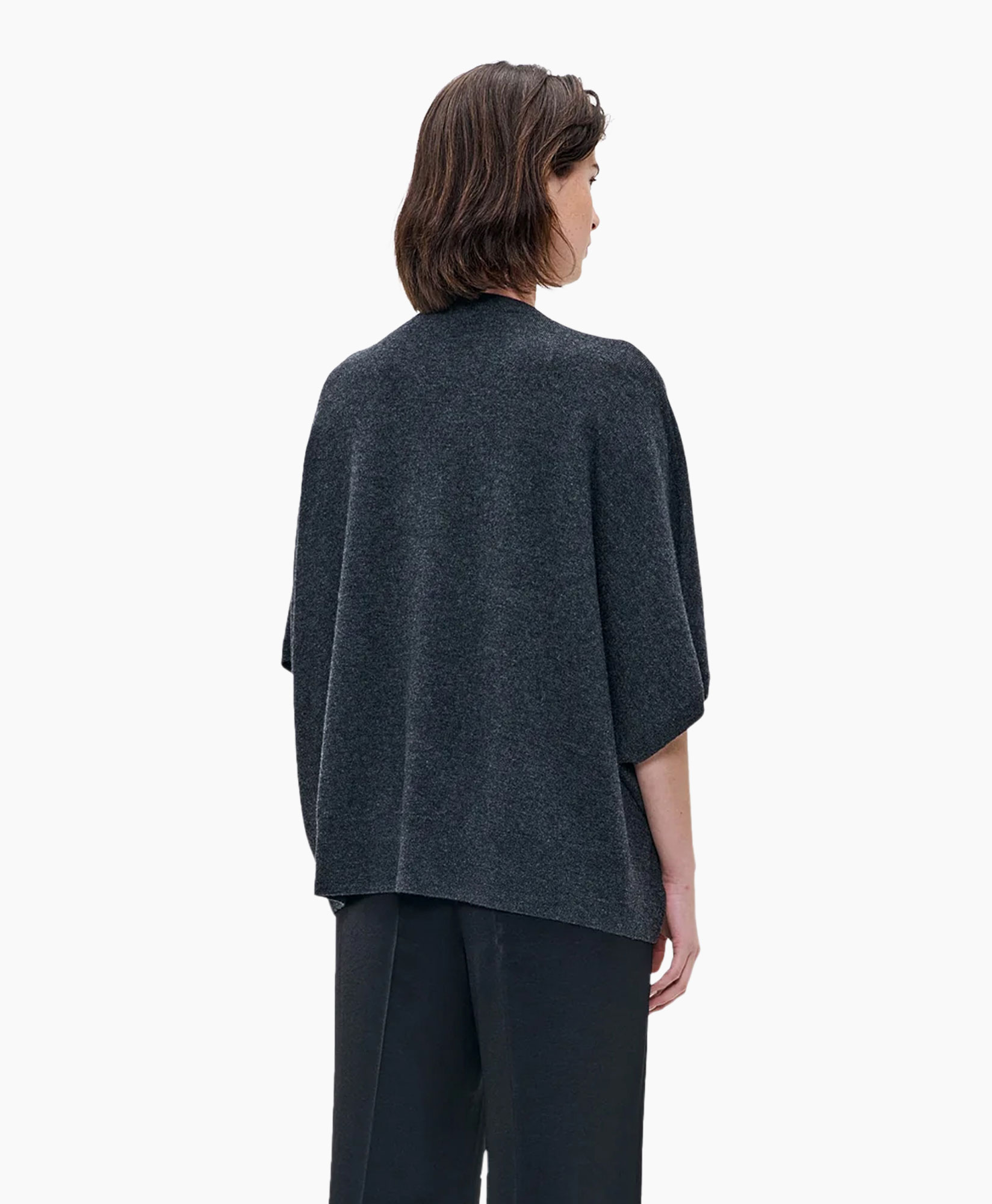 Spencer Cash Blend Oversized Donker Grijs