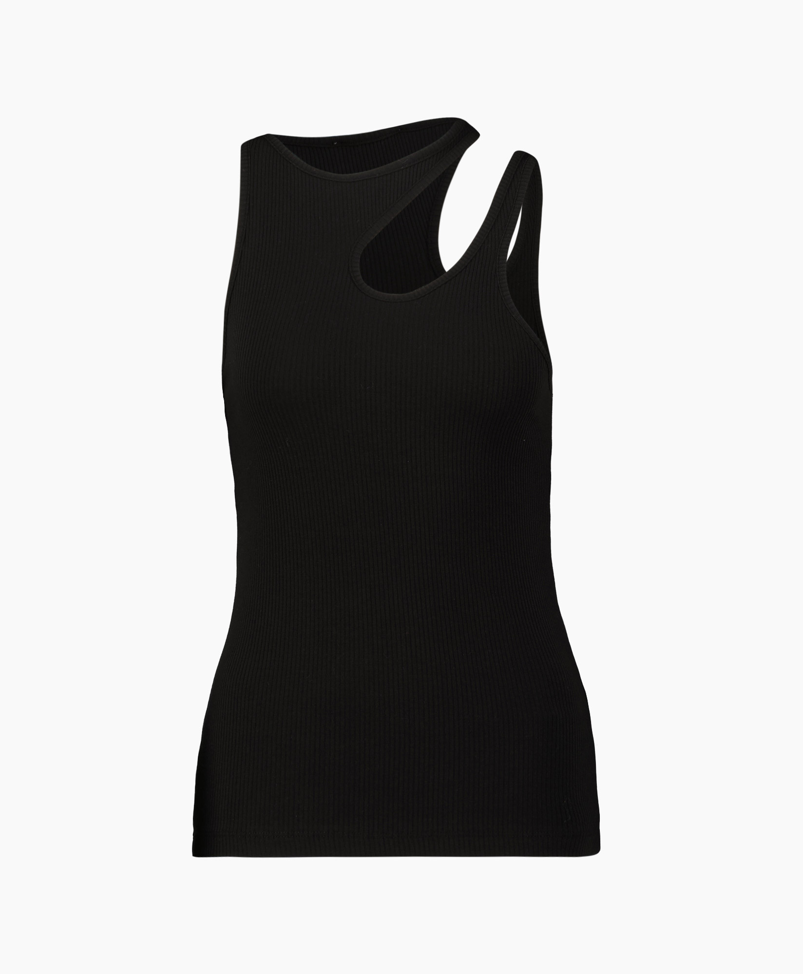 Top Agna Sl Cutout Top Zwart
