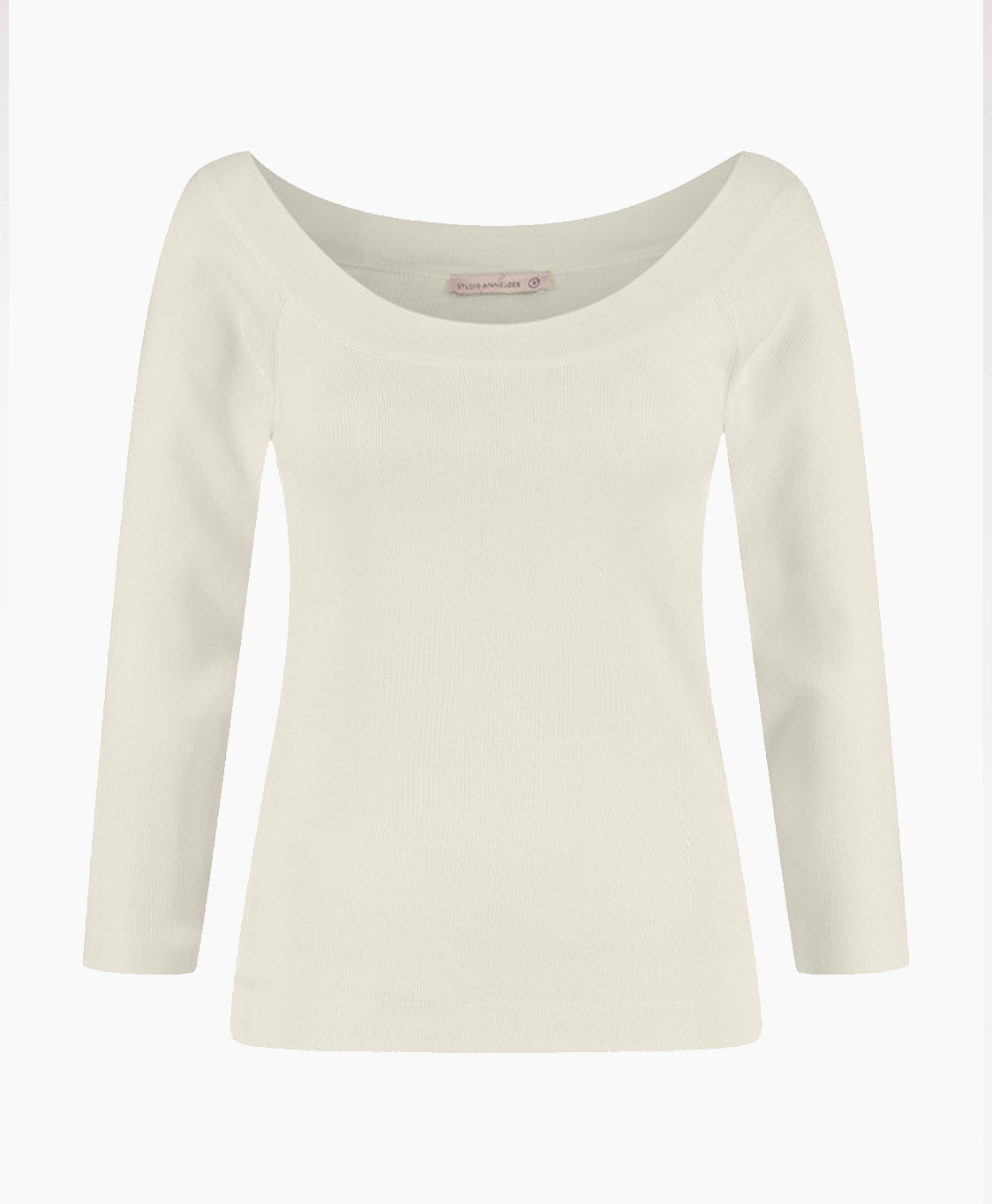 Studio Anneloes Pullover Quinny Bootneck Pullover Off White