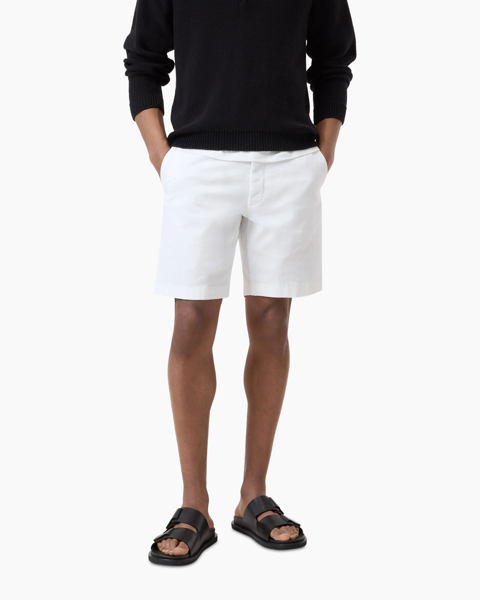 Korte Broek Classic Chino Shorts Wit