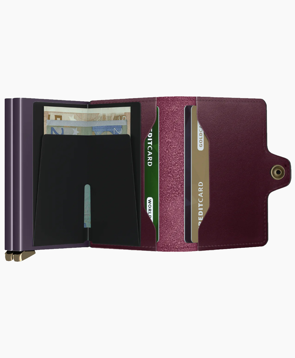 Secrid Diversen Premium Twinwallet Dusk Bordeaux Rood