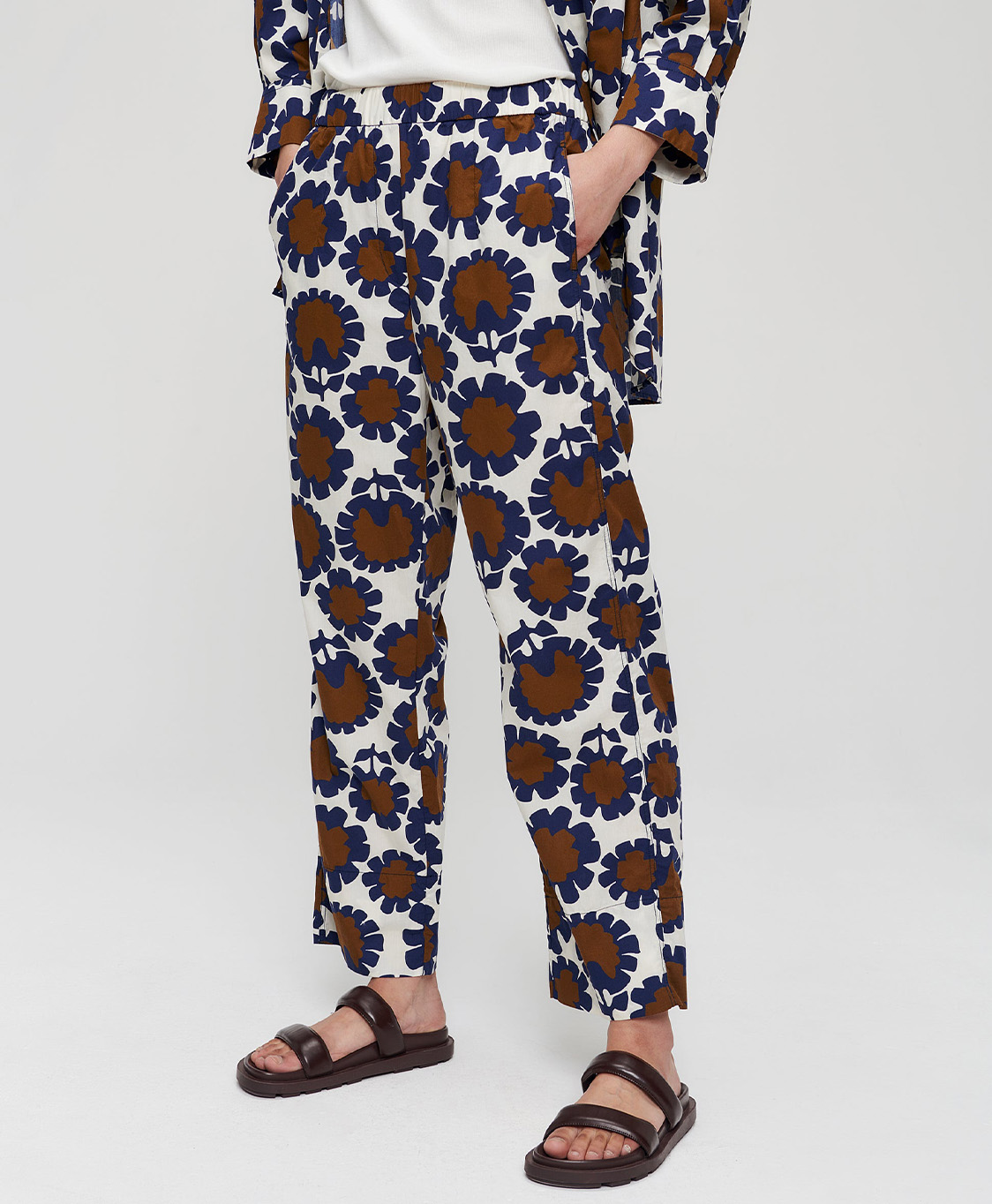 Zenggi Broek R05-1021-814 Blauw dessin