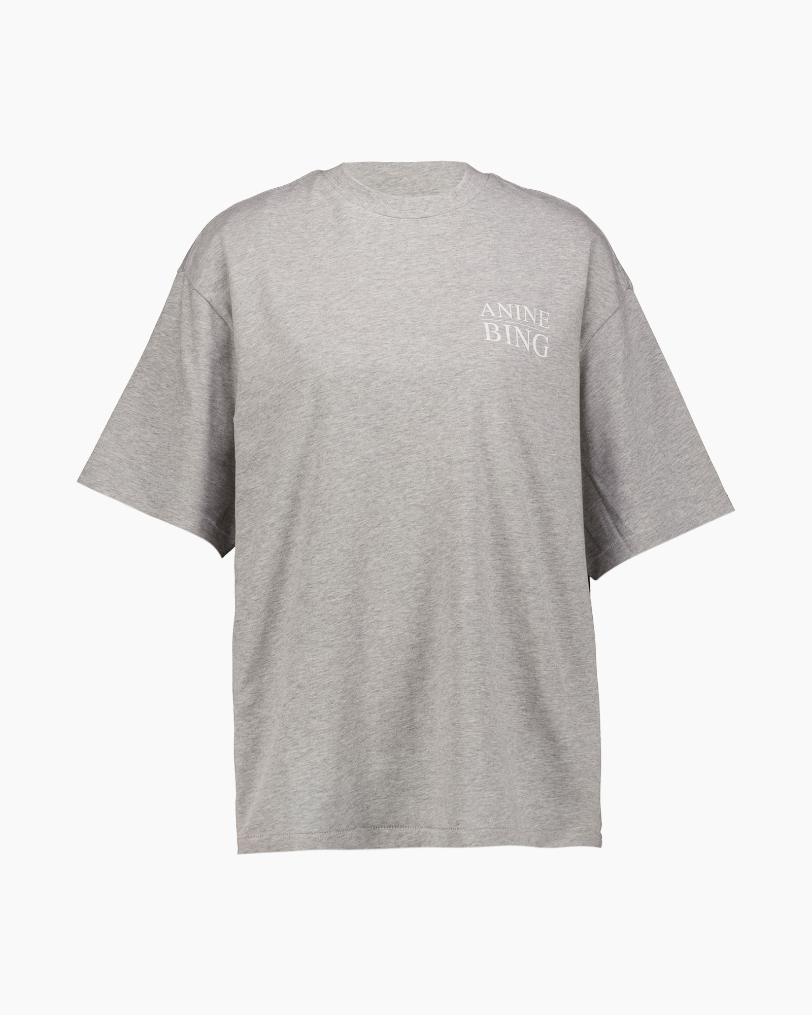 T-shirt Korte Mouw Myers Serif Ny Licht Grijs