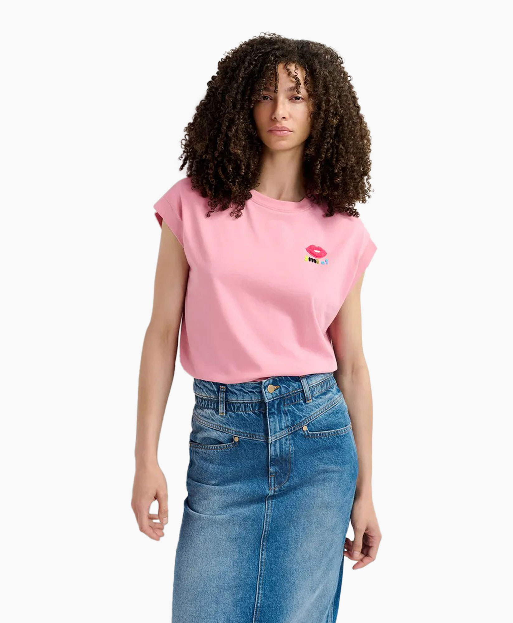 T-shirt Glaieul Roze