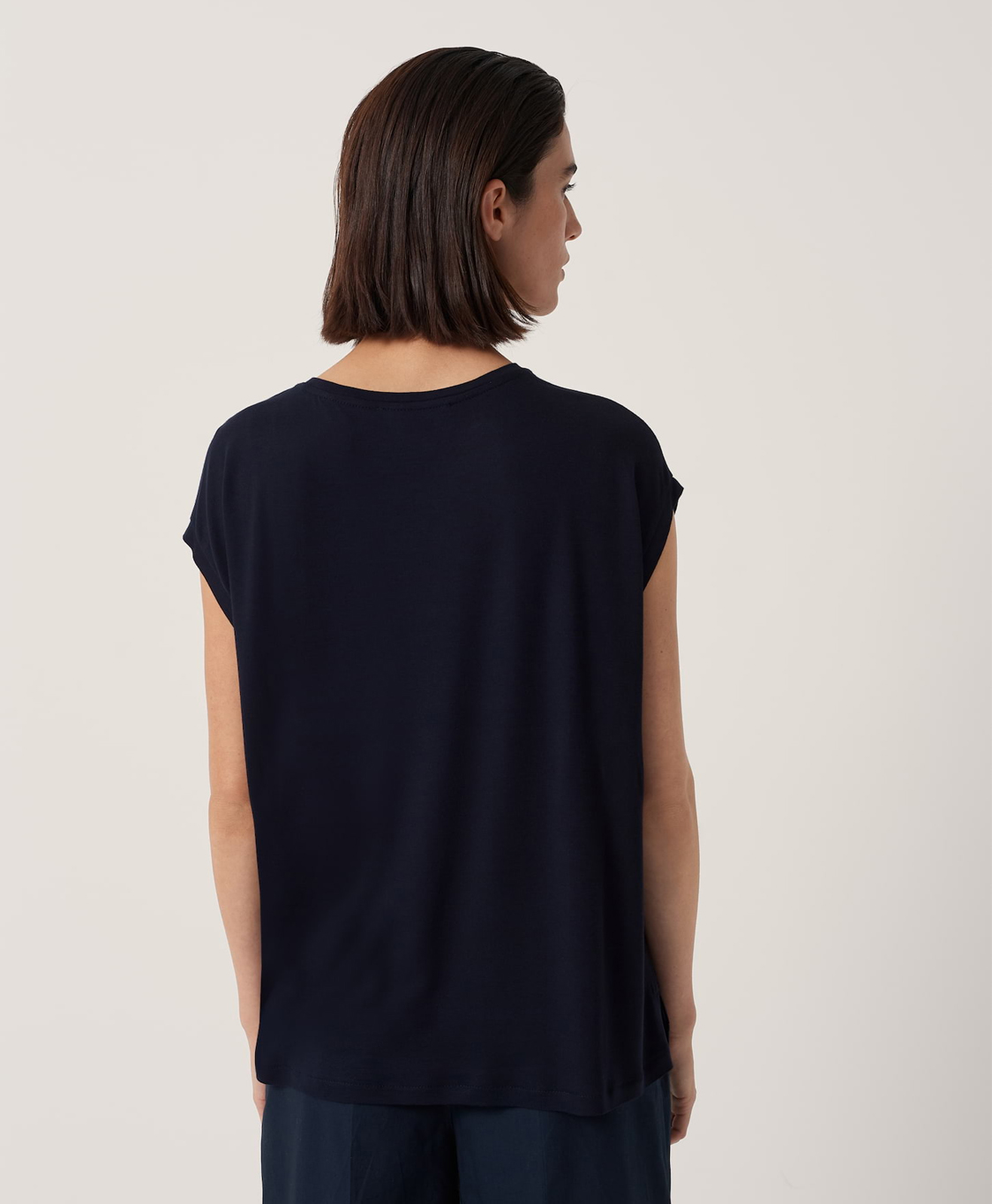 Someday Top Kiebo Print Blauw