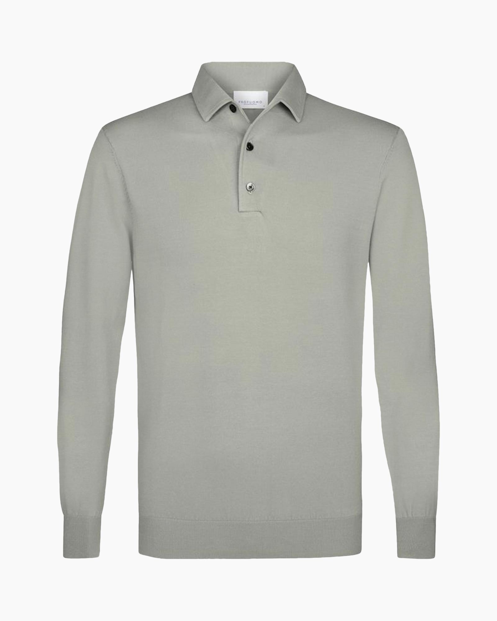 Pullover Polo One Piece Ls midden groen