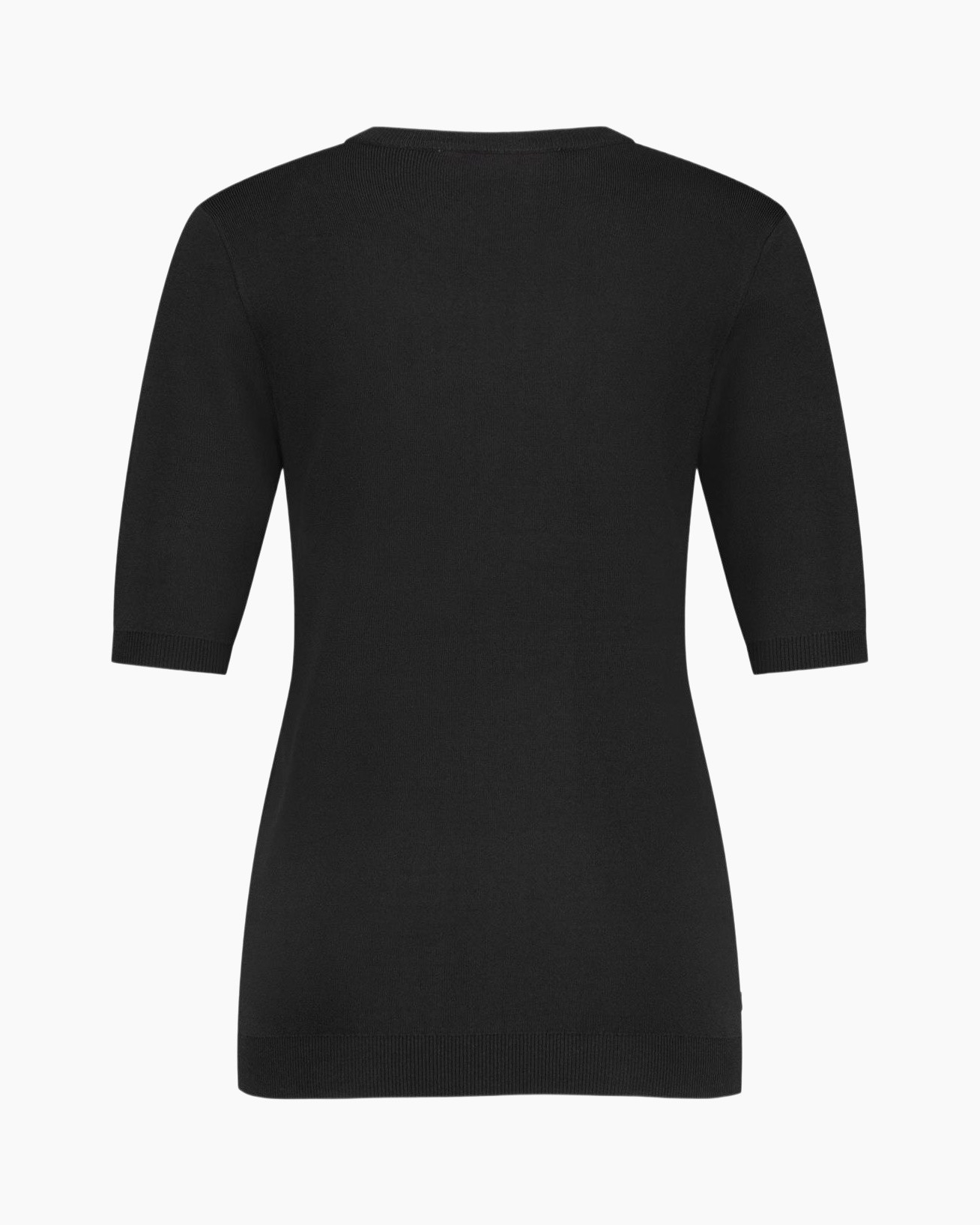 Pullover Lana Ssl Solid Pullover Zwart dessin