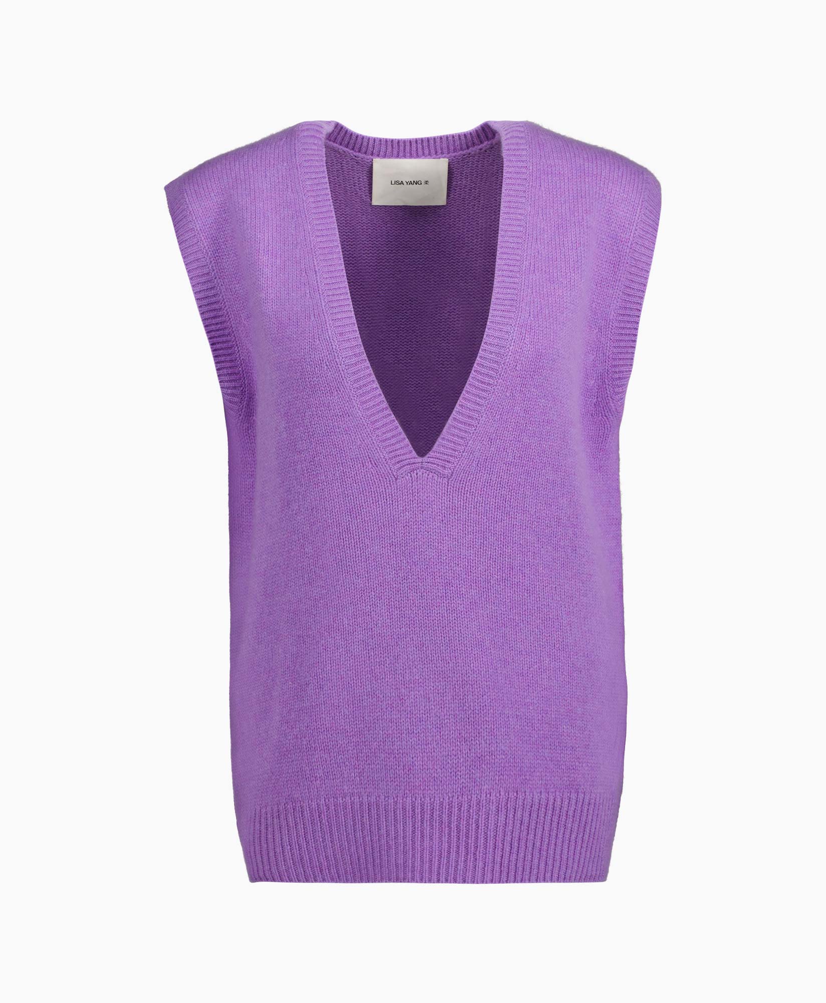 Lisa Yang Gilet Ling Paars