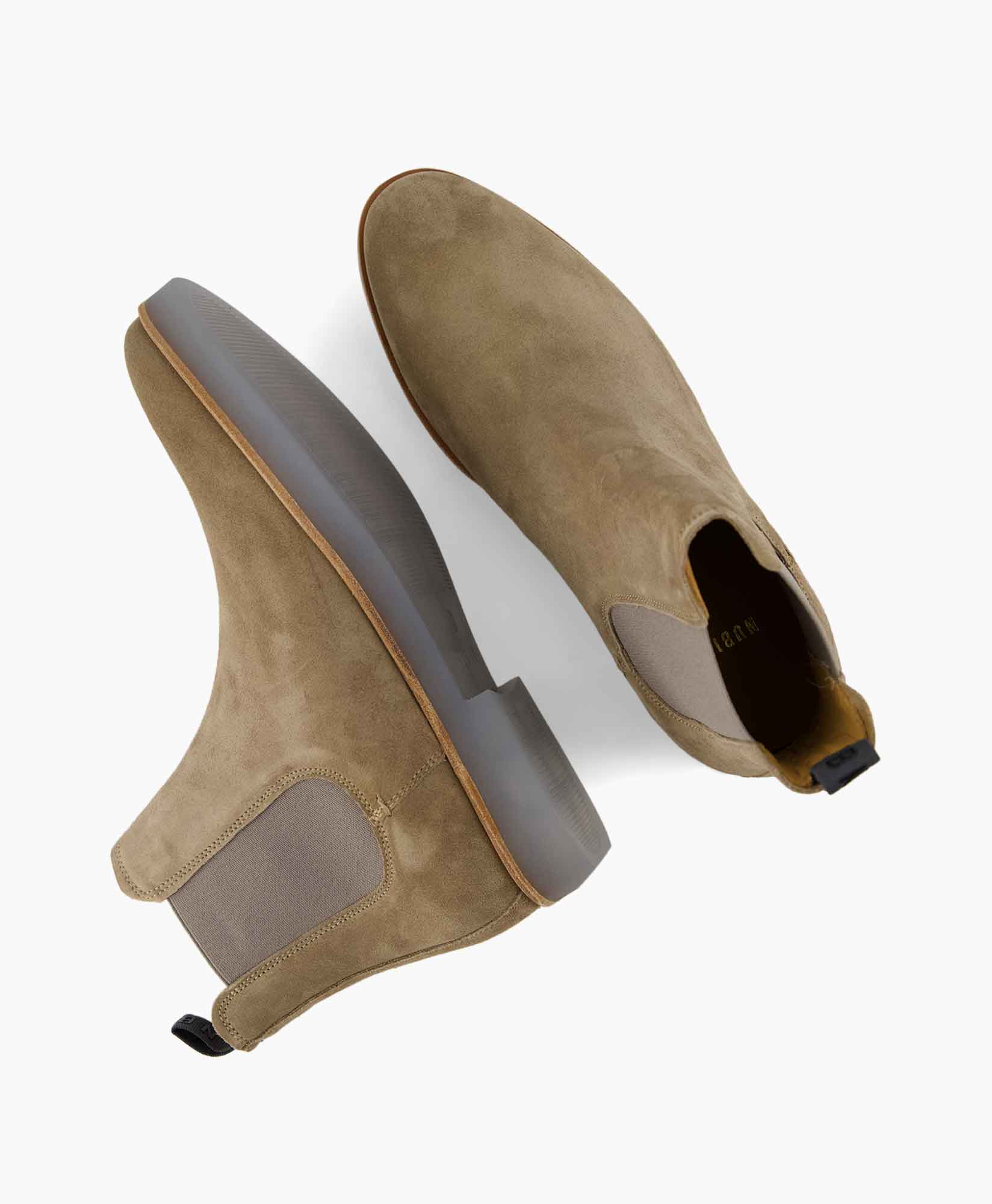 Nubikk Chelsea Boot Logan Chelsea Suede Ii Taupe