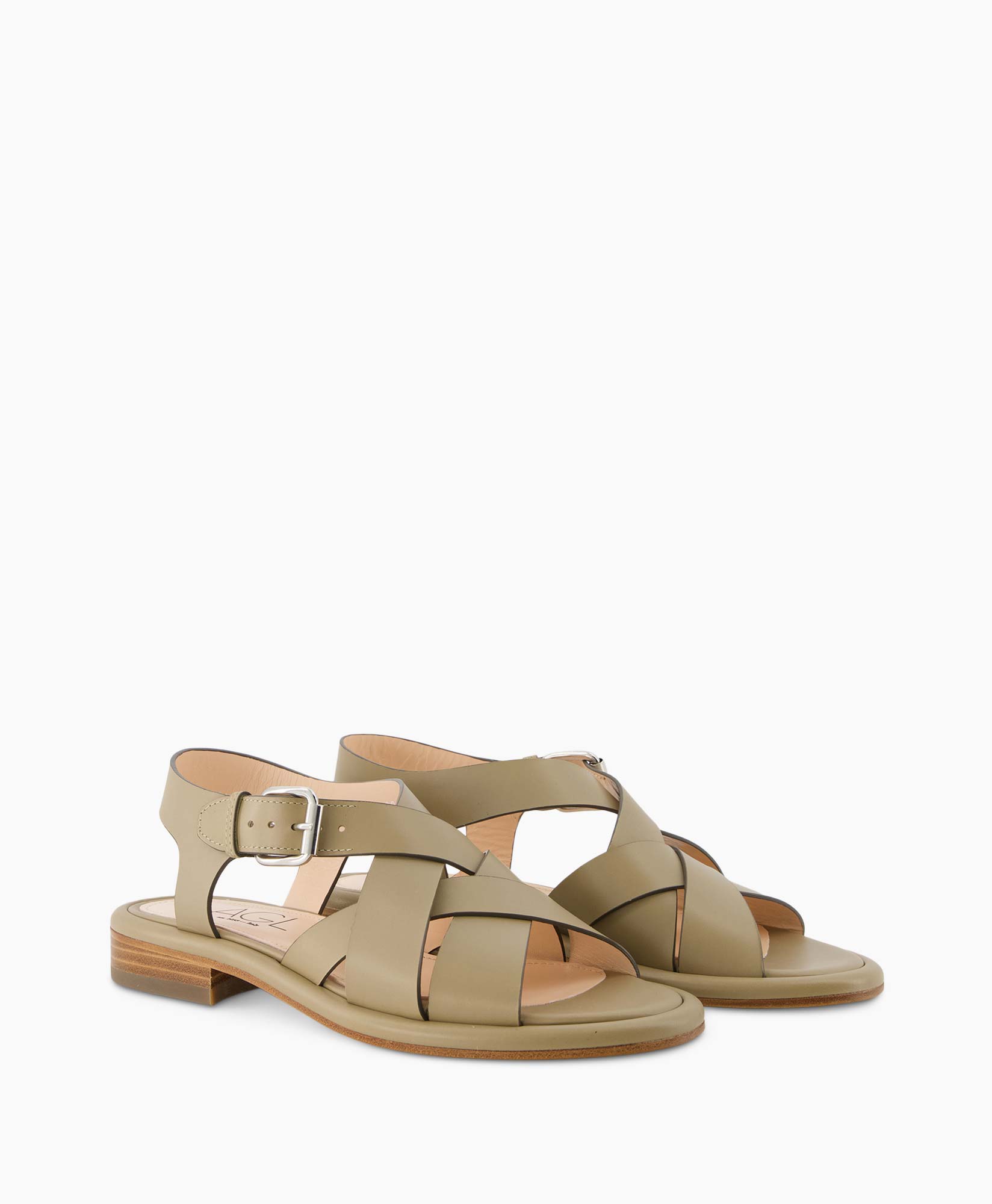 Sandaal Zonder Hak Alison Multi Khaki Sandaal Zonder Hak Alison Multi Khaki