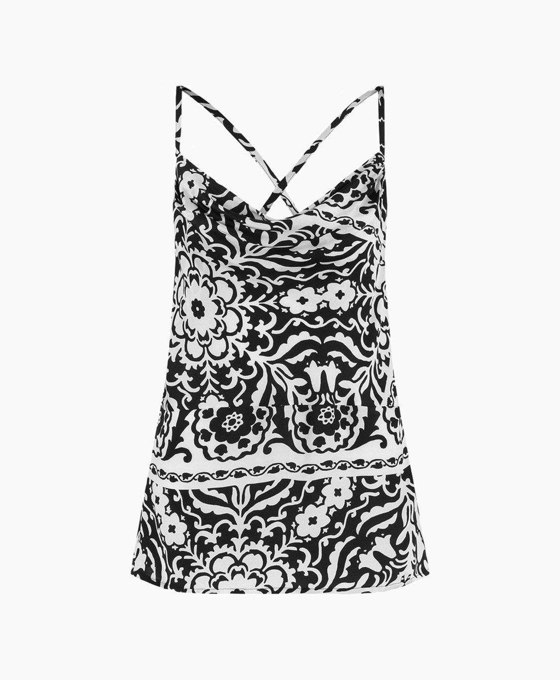 Studio Anneloes Top Meghan Satin Ornament Top Wit