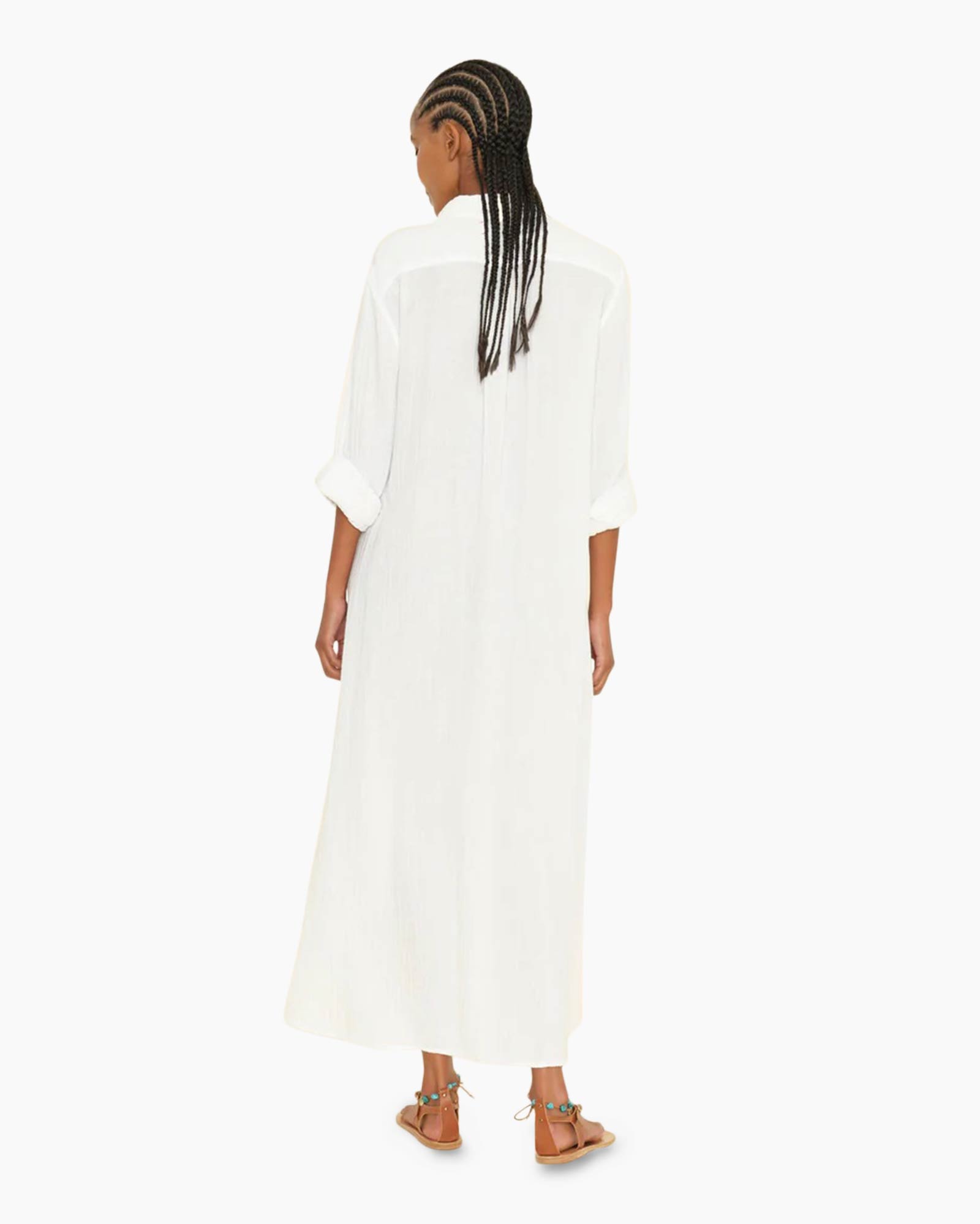 Maxi Jurk Boden Wit