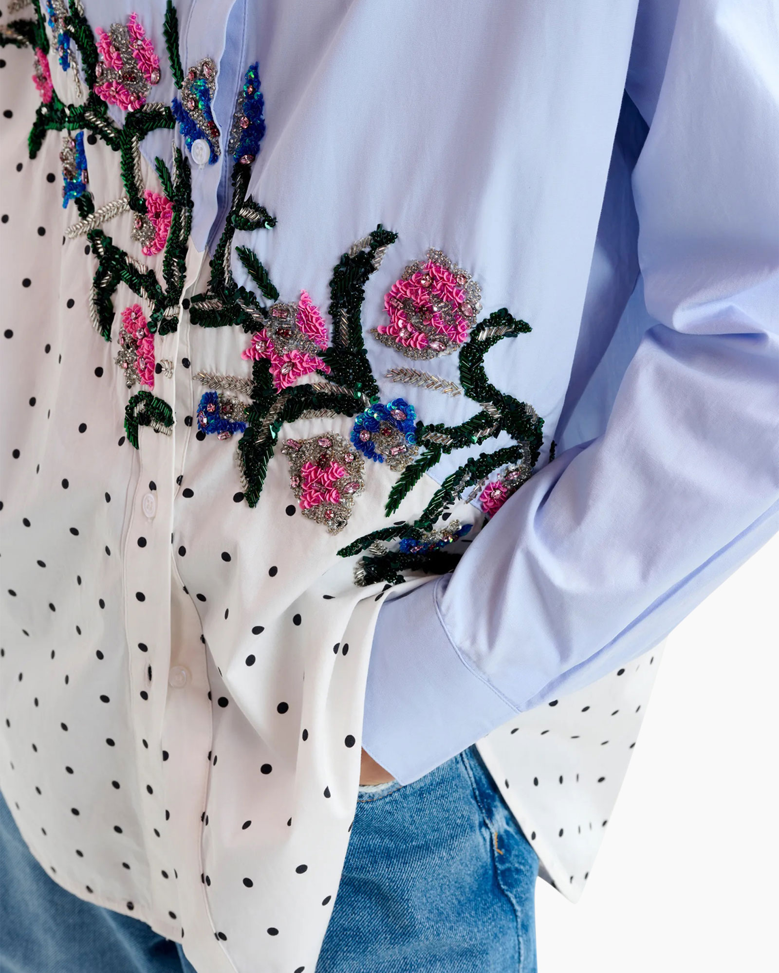 Blouse Independence Blauw