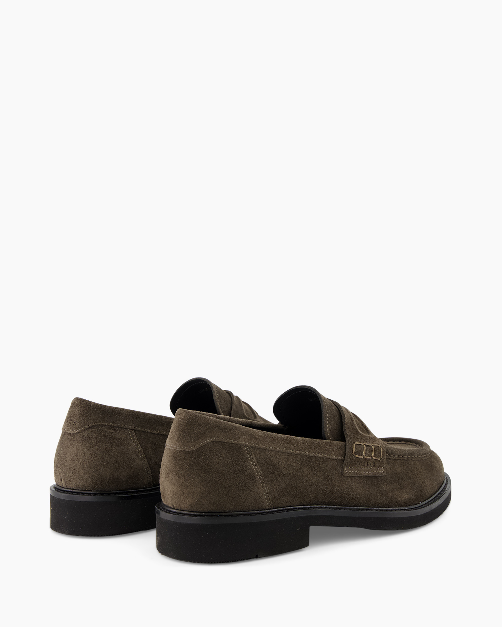 loafer, suede, bruin, slip-on, schoenen