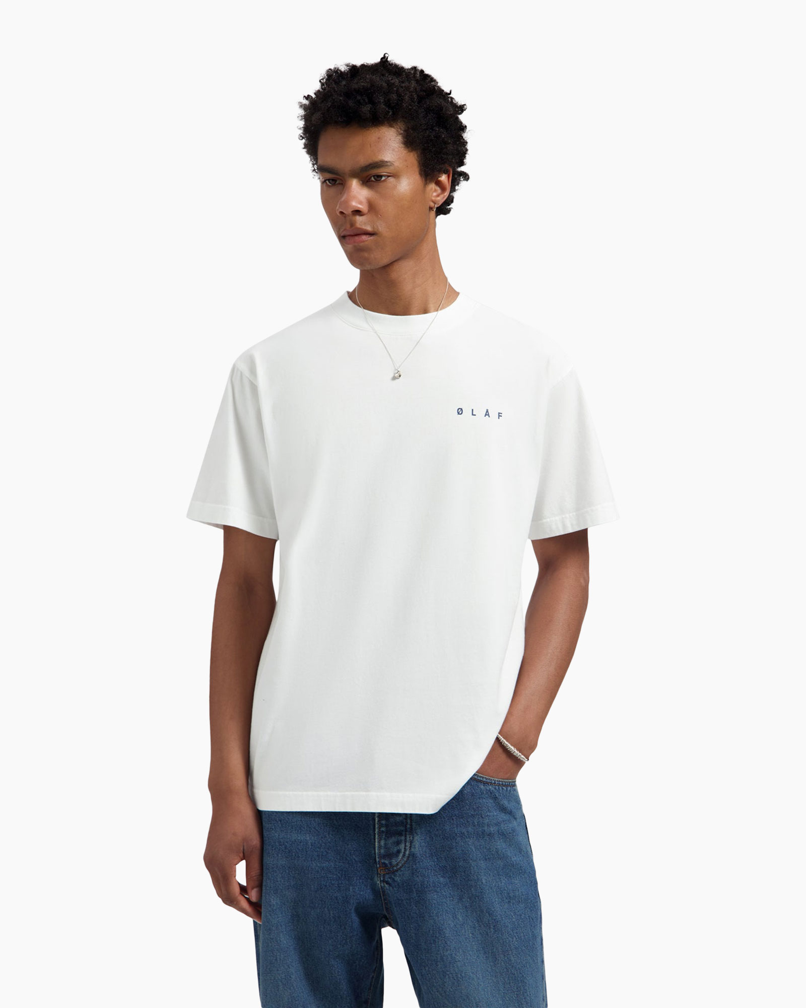 t-shirt, wit, korte mouw, ronde hals, minimal