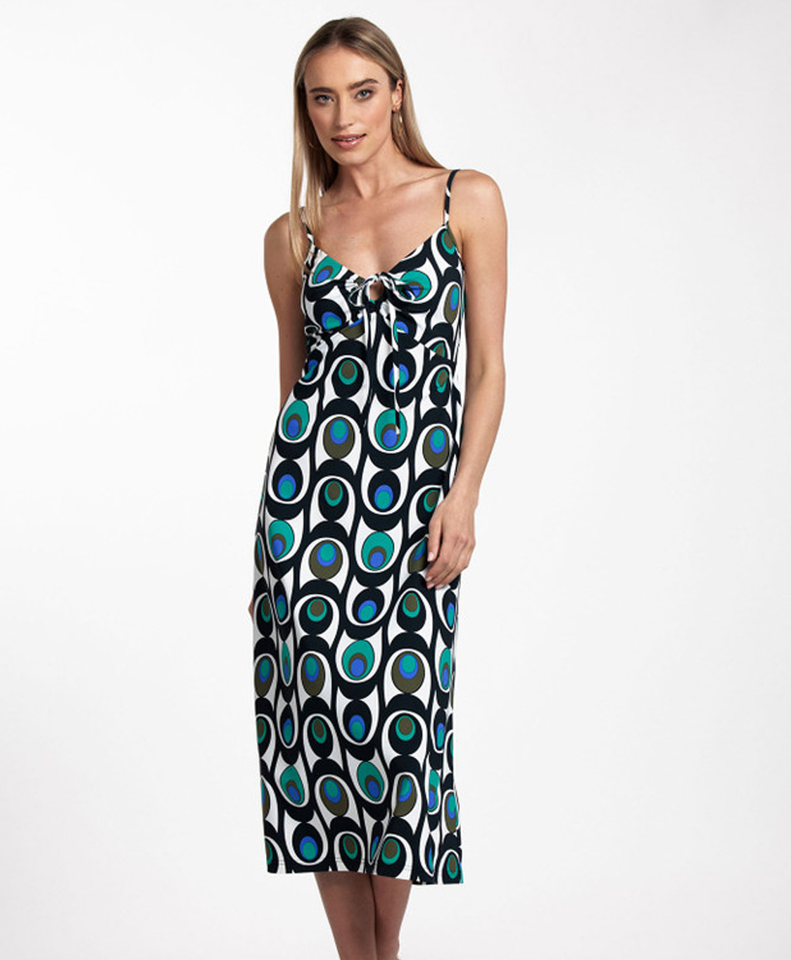 Studio Anneloes Jurk Jill Retro Summer Dress Off White