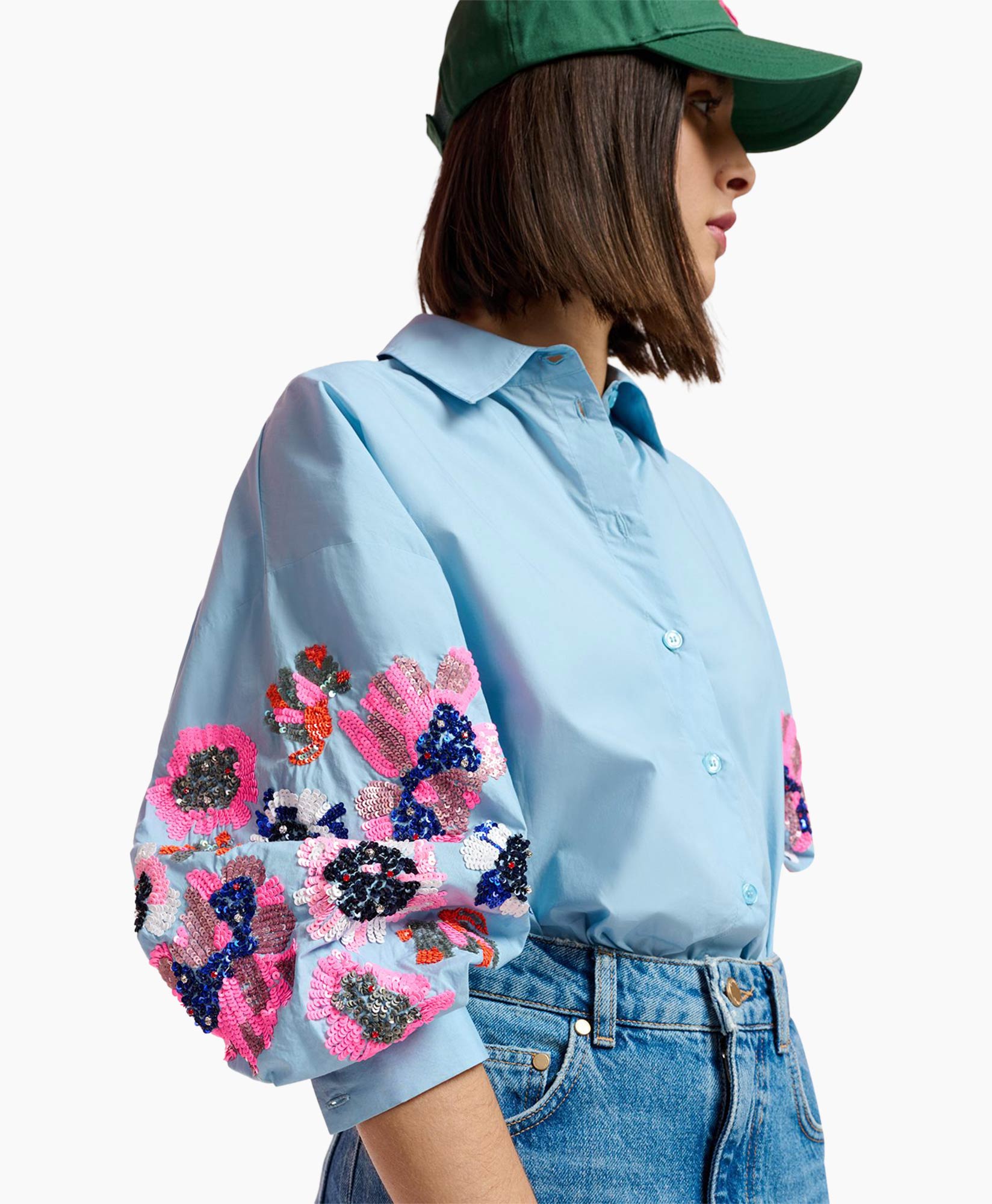 Essentiel Antwerp Blouse Eliana Licht Blauw