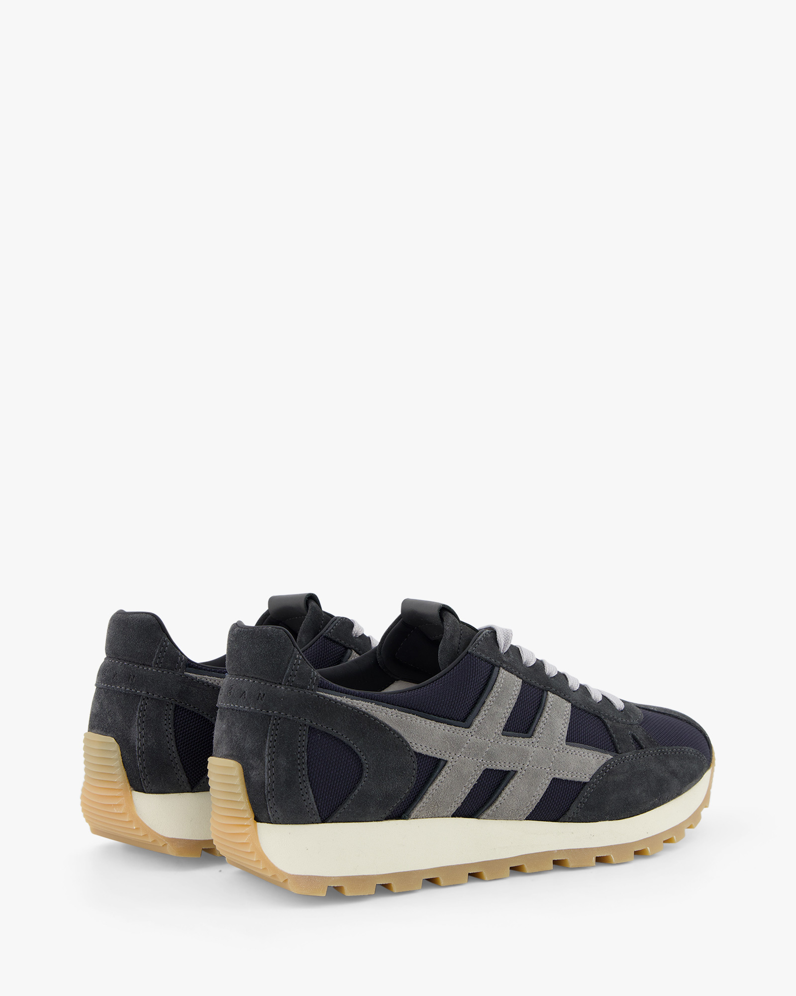 Sneaker H671 Allacciato Tess Slash Donker Blauw