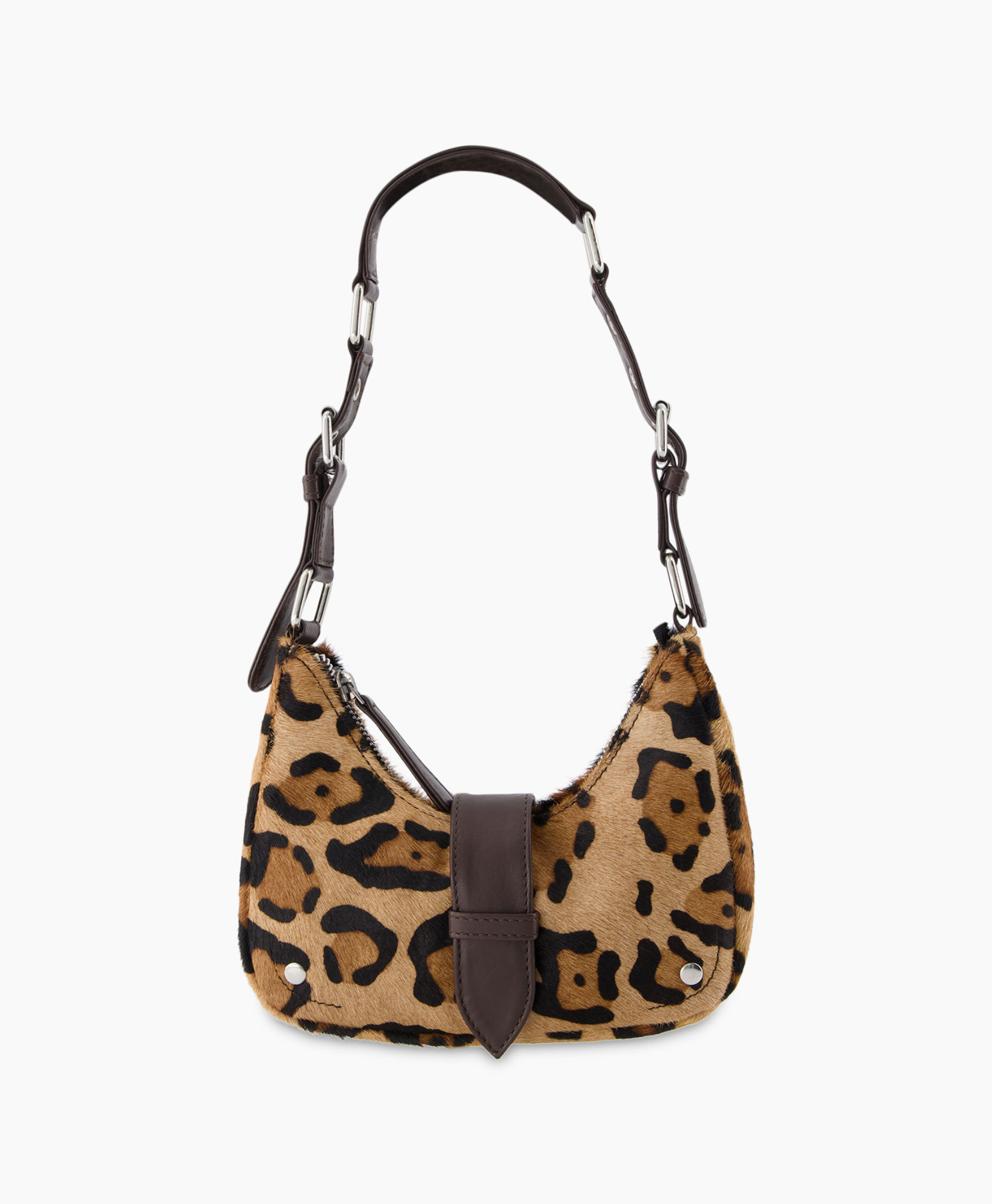 Nunoo Bags  Crossbody Tas Palma Dots Deluxe Bruin