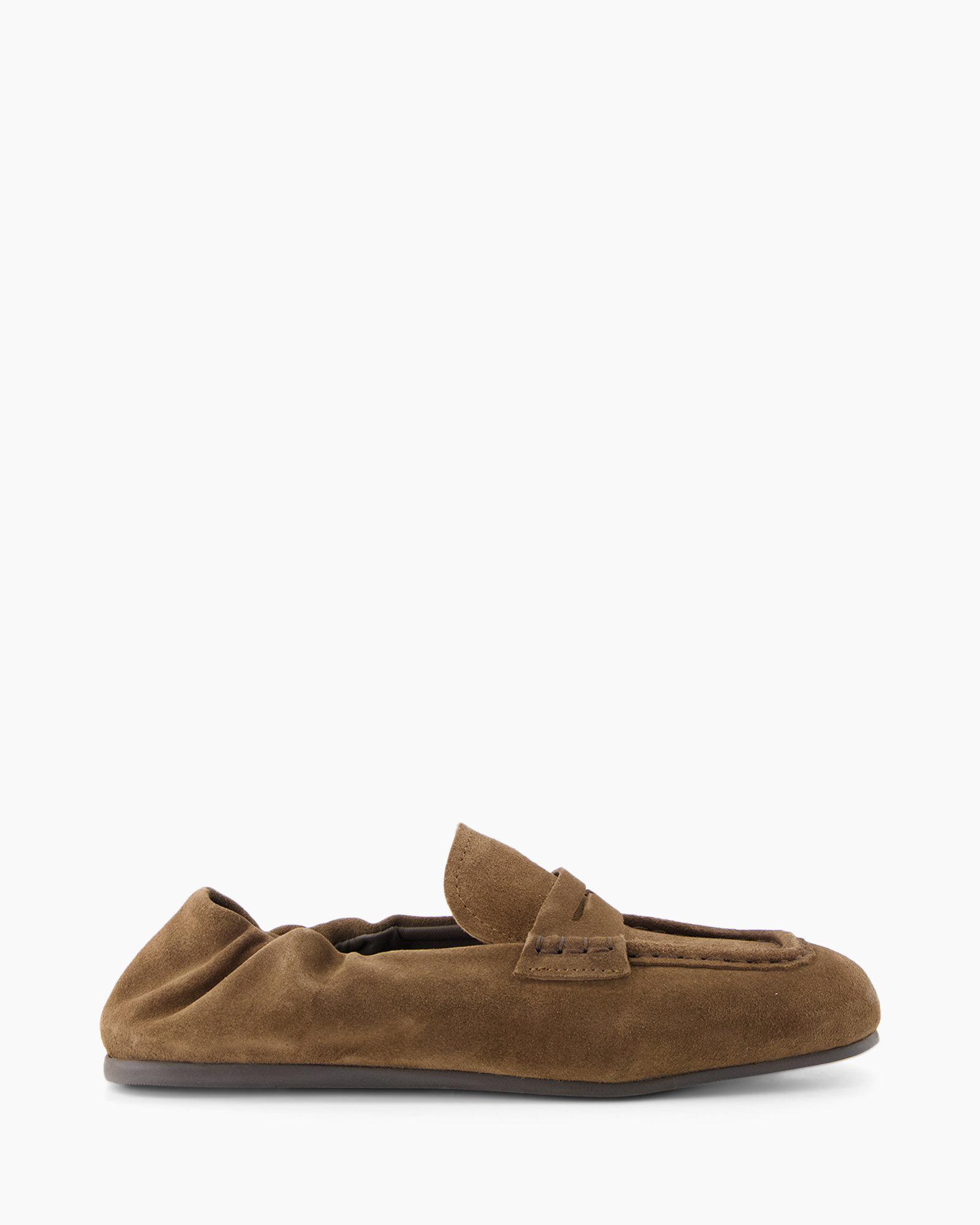 slipper, slipper, bruin, suede, mocassin