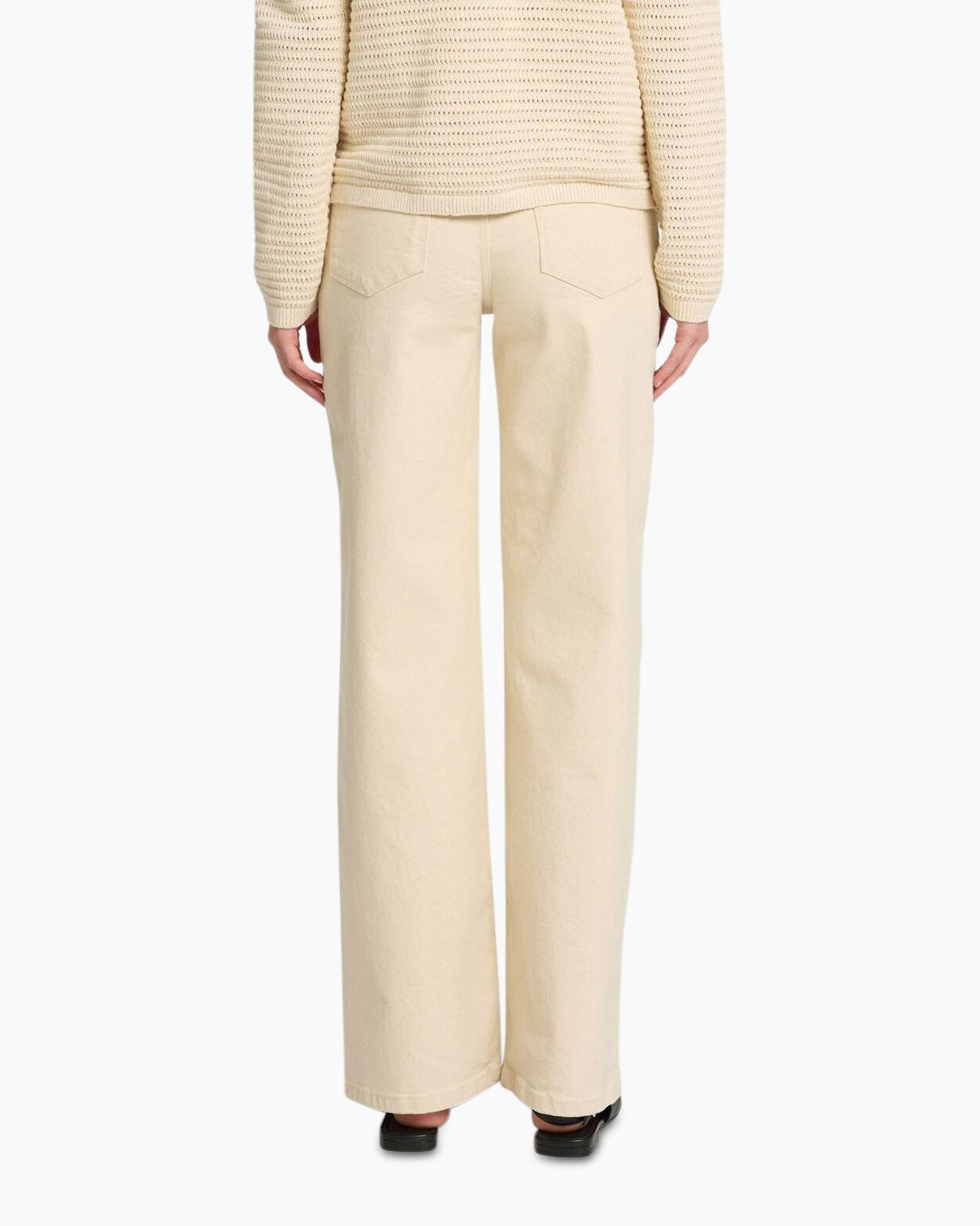 Jeans Alice Hw Wide Long Ecru Jeans Off White
