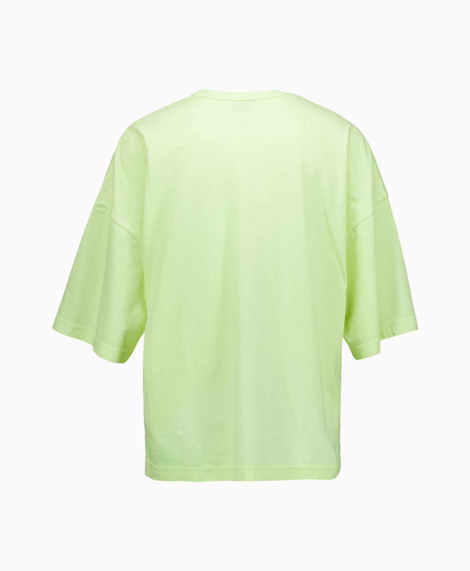 T-shirt Korte Mouw Essential Organic Co Jersey Hal licht geel