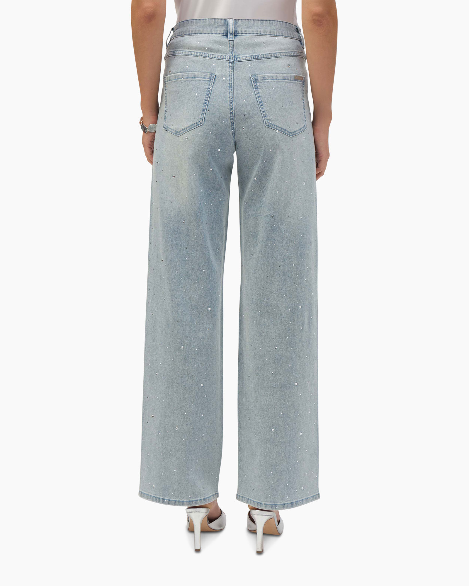 Broek Denim Blauw
