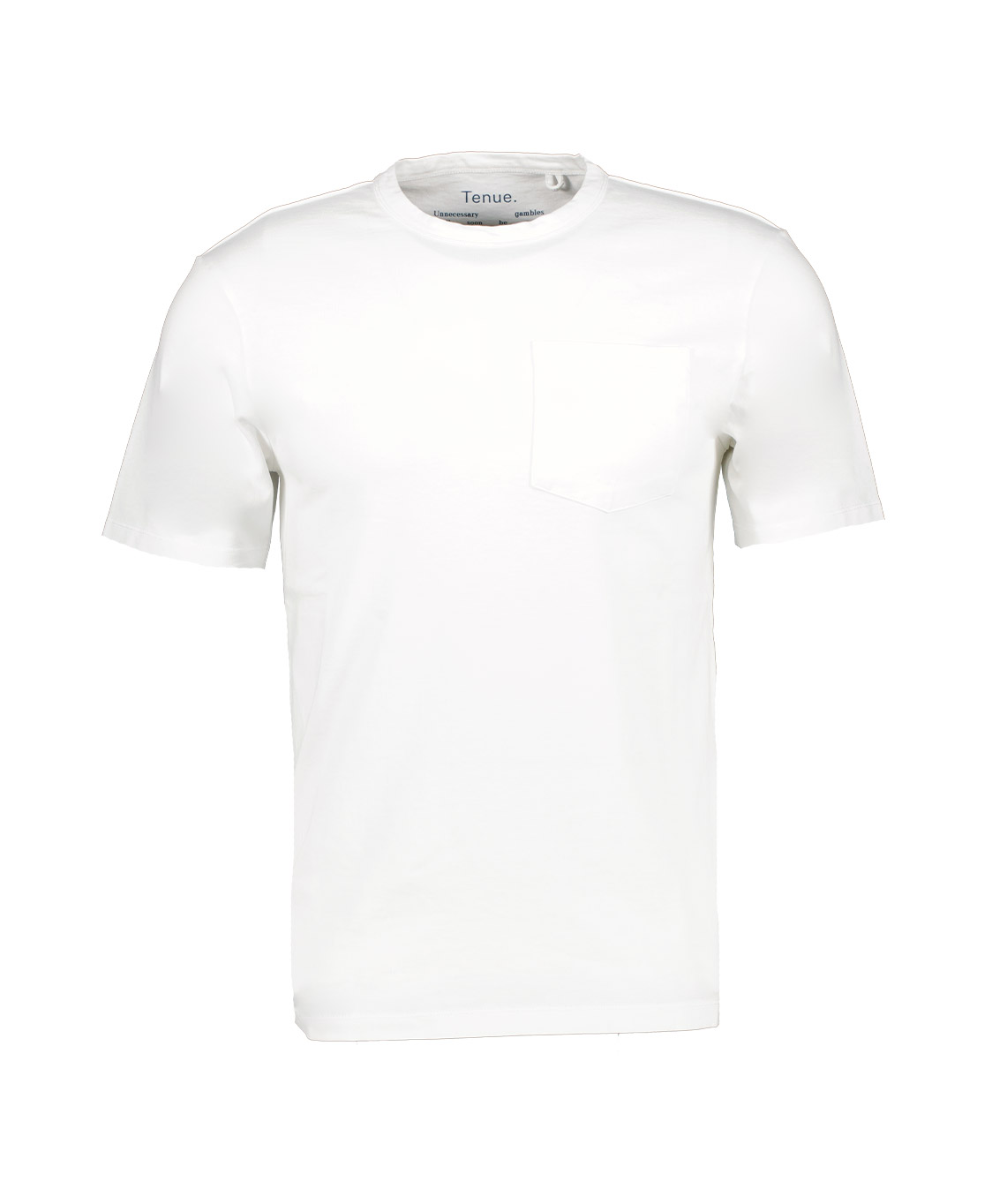 T-shirt Korte Mouw John Wit