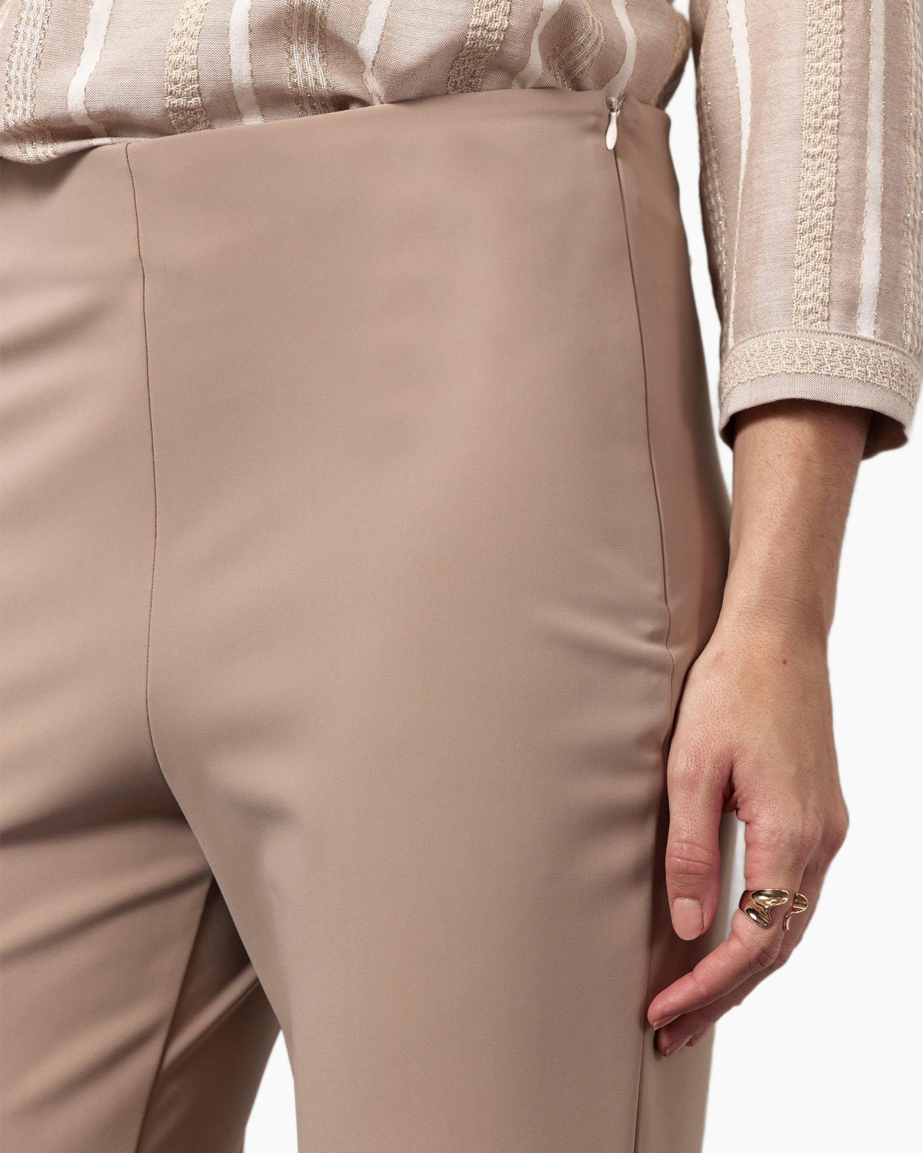 Broek Alaska Bonded Trousers Geel