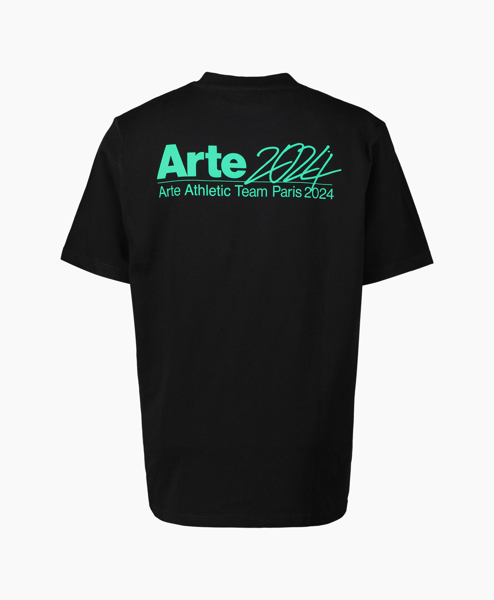 T-shirt Korte Mouw Arte 2024 Back Zwart