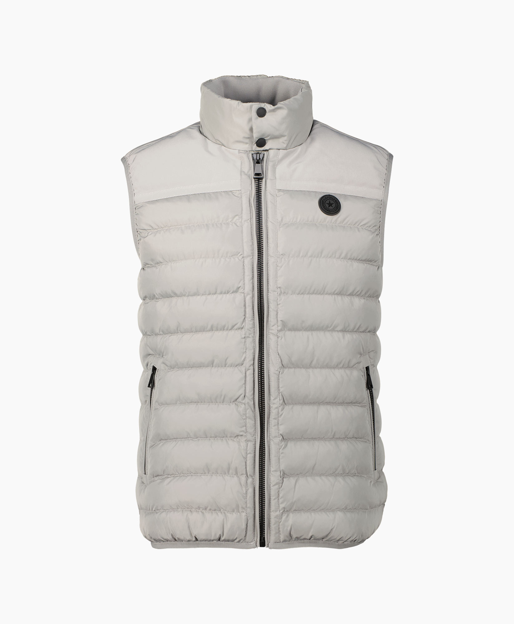 Airforce Bodywarmer Padded Bodywarmer Grijs