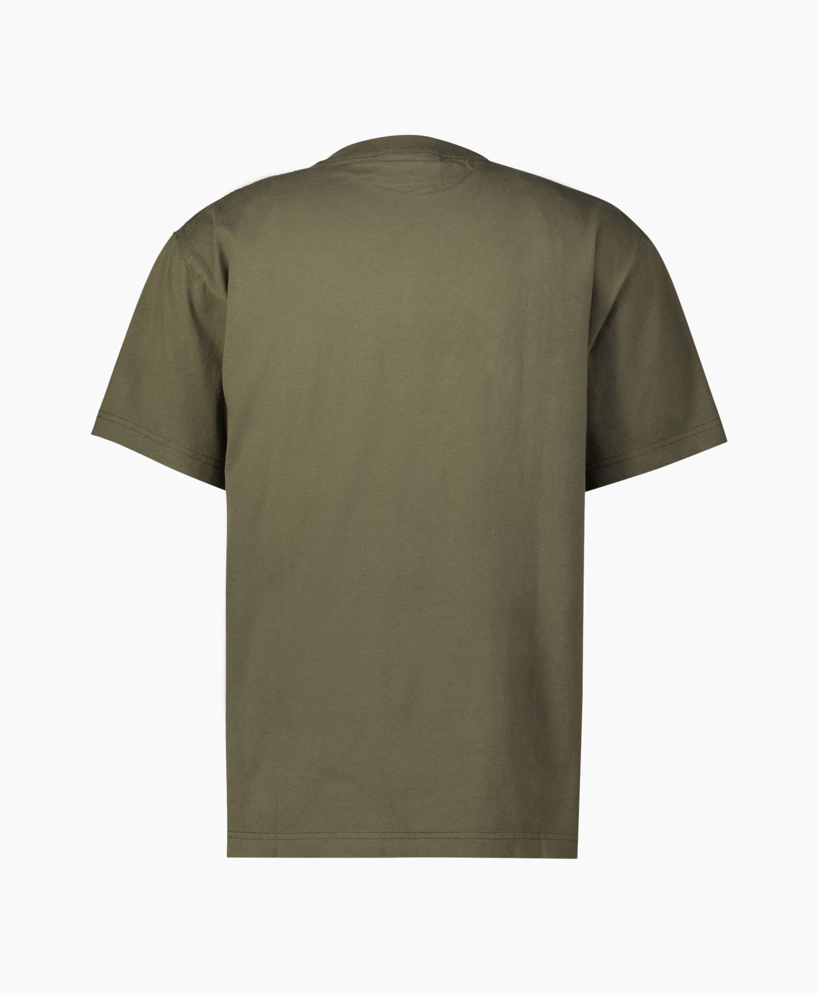 T-shirt Korte Mouw Embroidery Groen