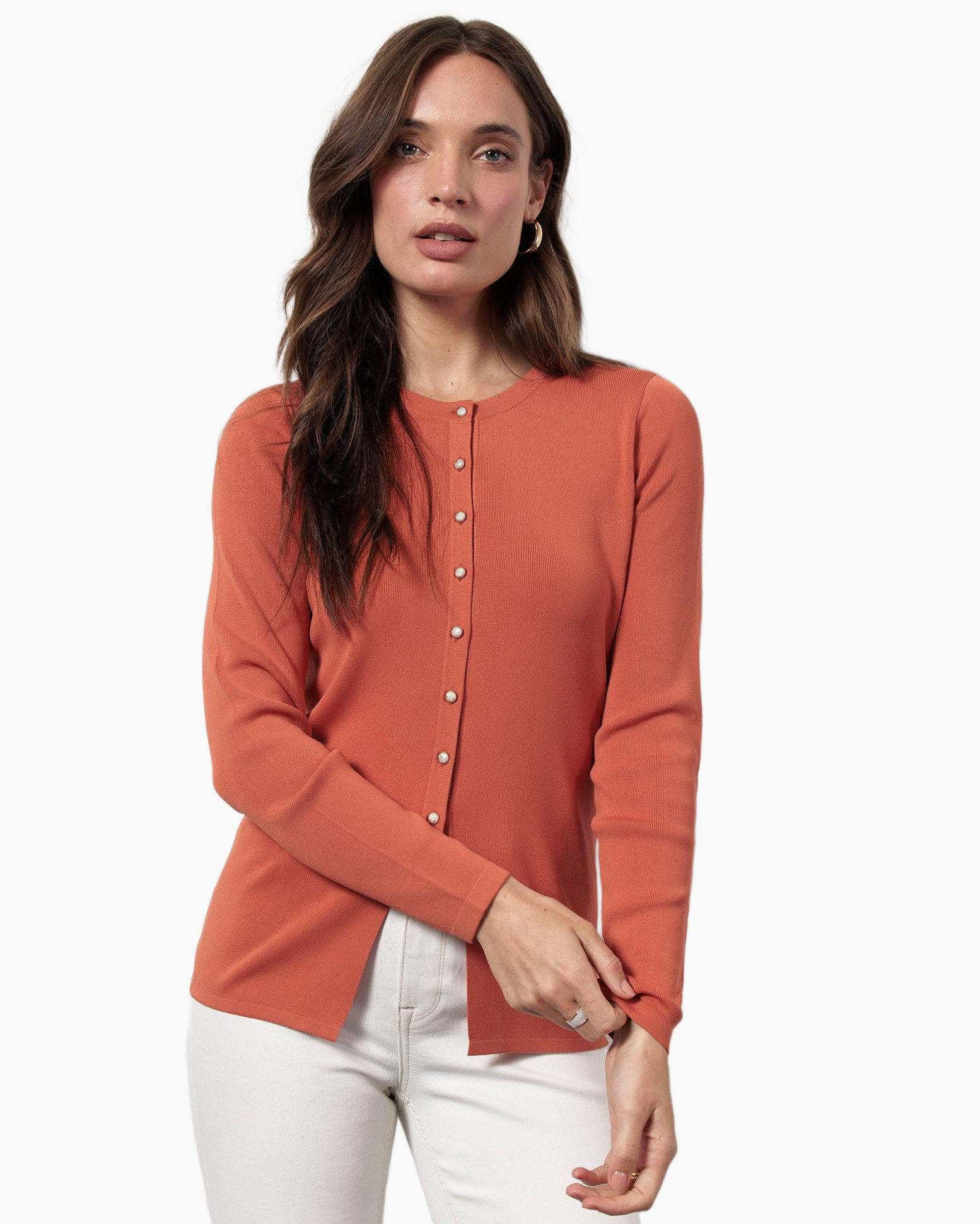 Vest Maud Cardigan Oranje
