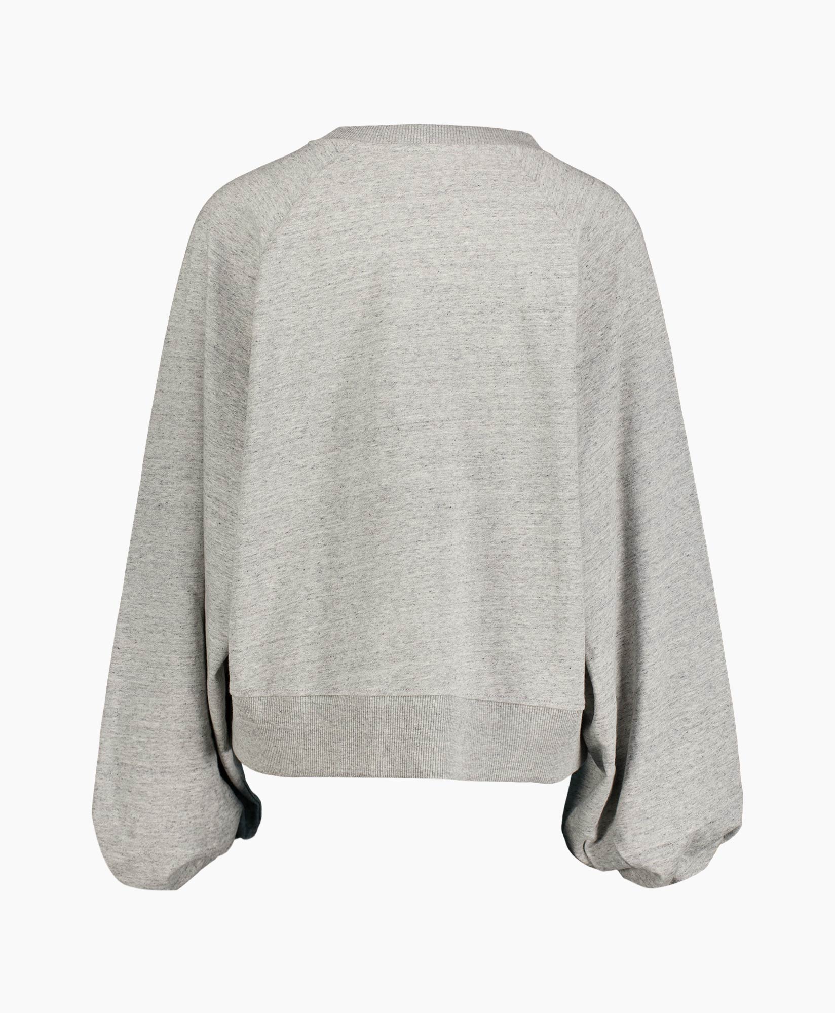 pullover, grijs, longsleeve, kraagloze, trui